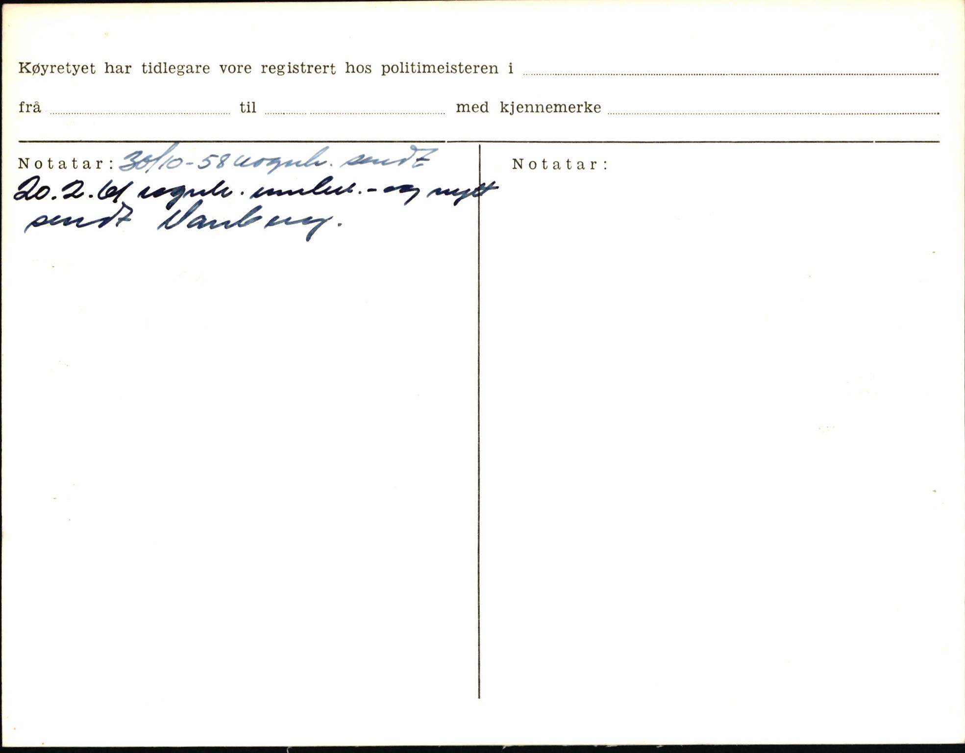 Statens vegvesen, Sogn og Fjordane vegkontor, AV/SAB-A-5301/4/F/L0006: Registerkort utmeldte Fjordane S8300-9500, 1930-1961, p. 131