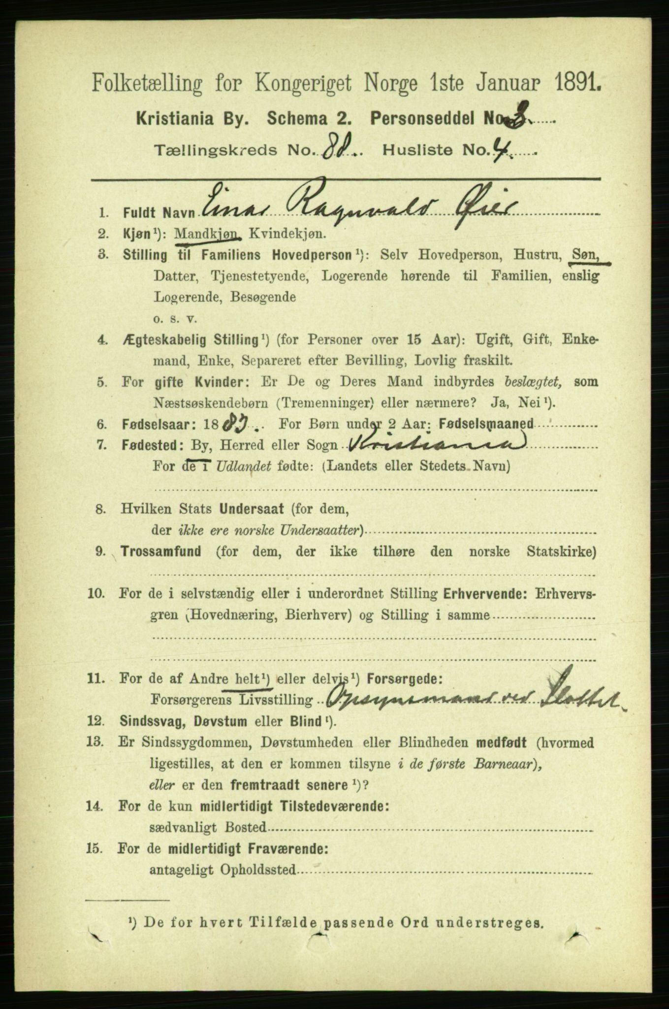 RA, 1891 census for 0301 Kristiania, 1891, p. 43859