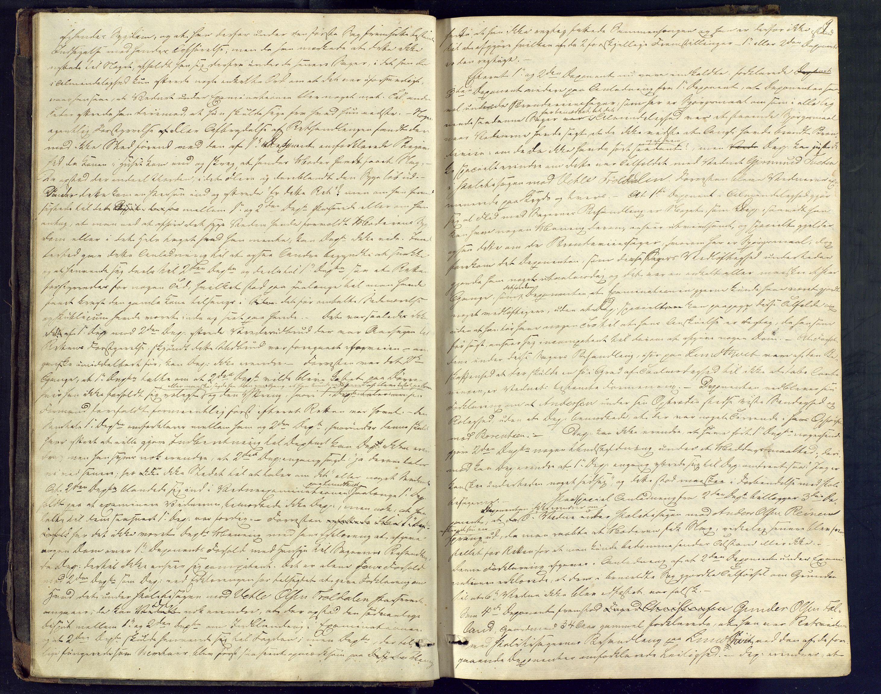 Vest-Telemark sorenskriveri, AV/SAKO-A-134/F/Fd/Fdb/L0006: Ekstrarettsprotokoll, 1853-1855, p. 9