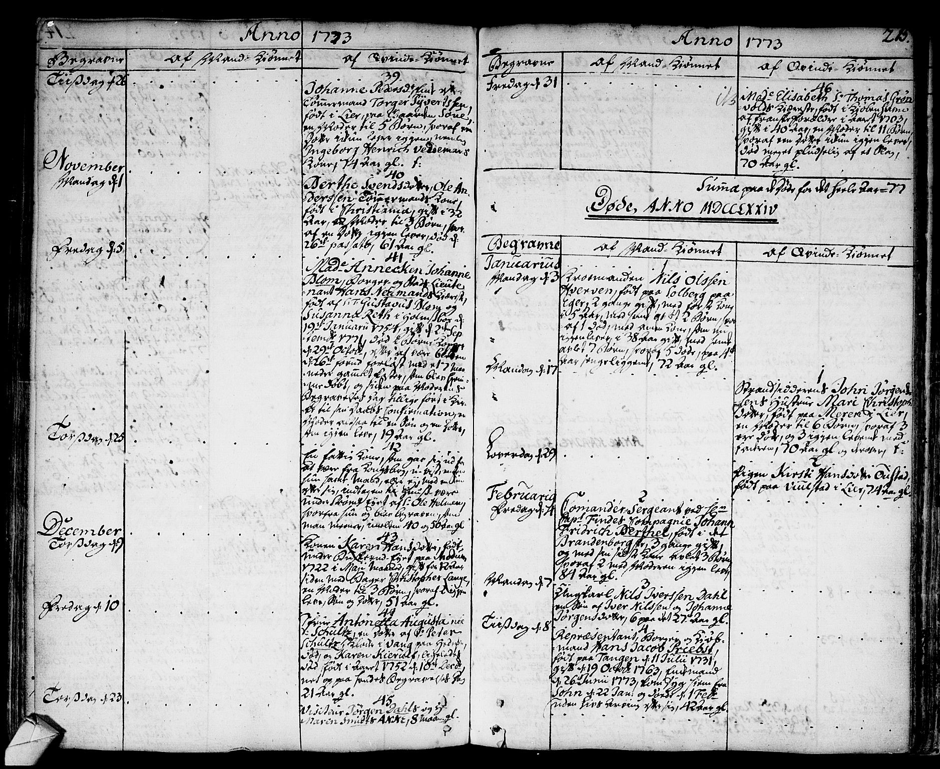 Strømsø kirkebøker, AV/SAKO-A-246/F/Fa/L0009: Parish register (official) no. I 9, 1752-1791, p. 215