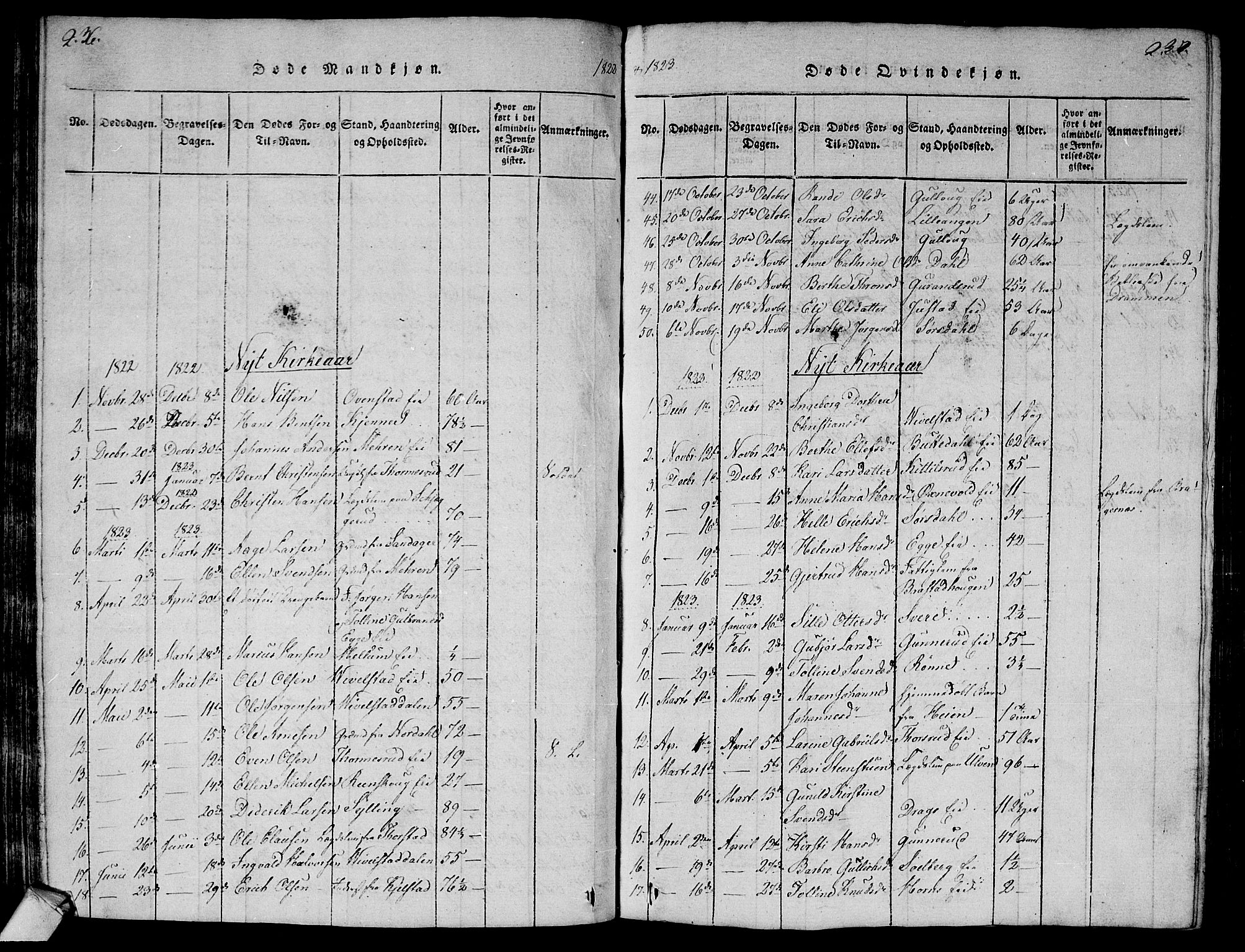 Lier kirkebøker, AV/SAKO-A-230/G/Ga/L0001: Parish register (copy) no. I 1, 1813-1824, p. 236-237