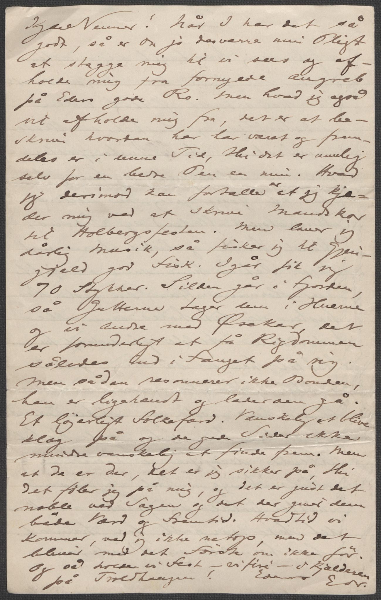 Beyer, Frants, AV/RA-PA-0132/F/L0001: Brev fra Edvard Grieg til Frantz Beyer og "En del optegnelser som kan tjene til kommentar til brevene" av Marie Beyer, 1872-1907, p. 144