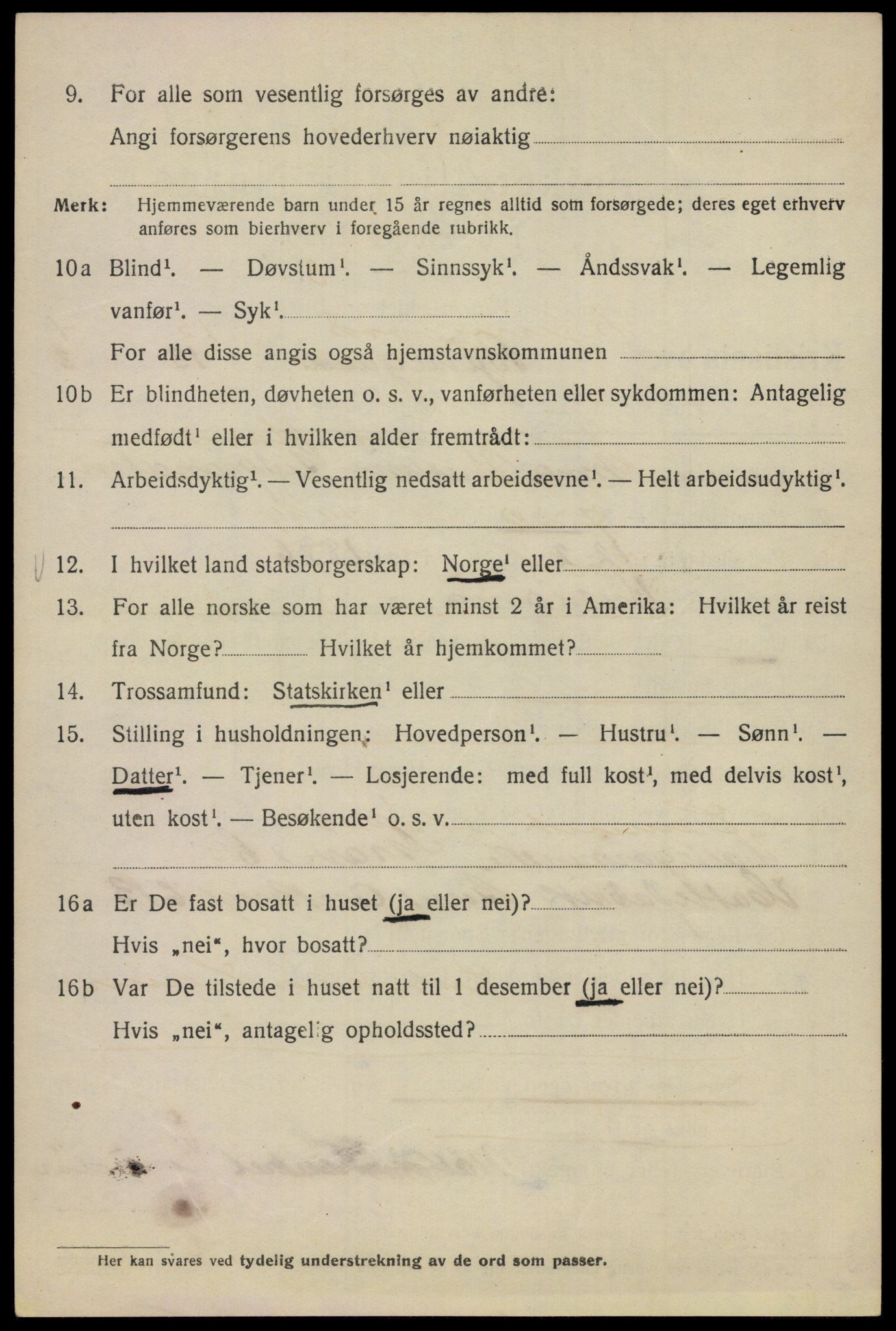 SAO, 1920 census for Kristiania, 1920, p. 159618