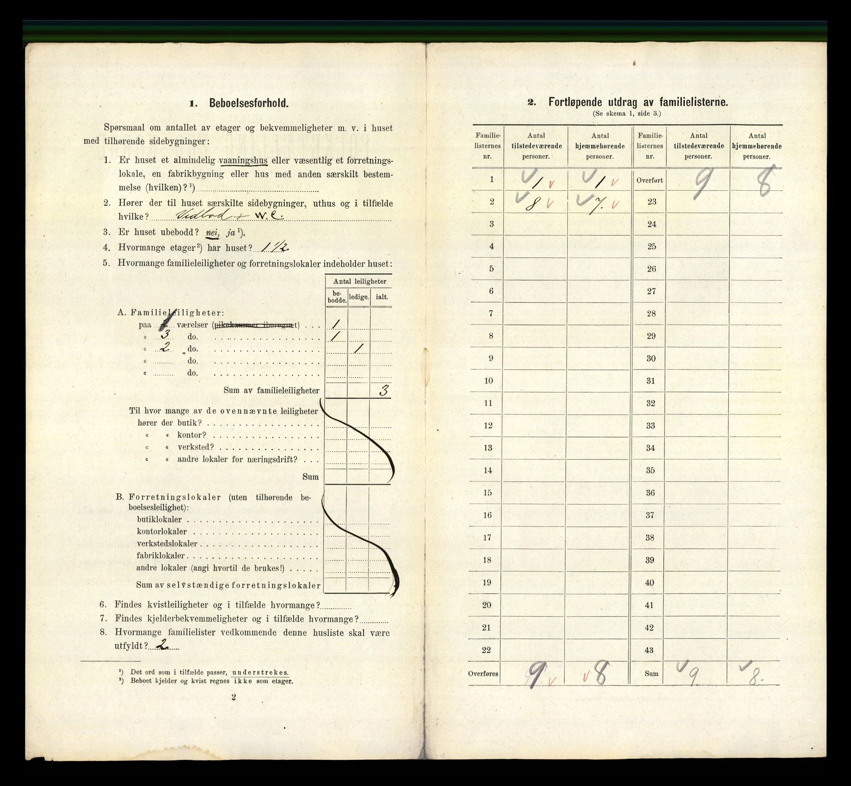 RA, 1910 census for Arendal, 1910, p. 4808