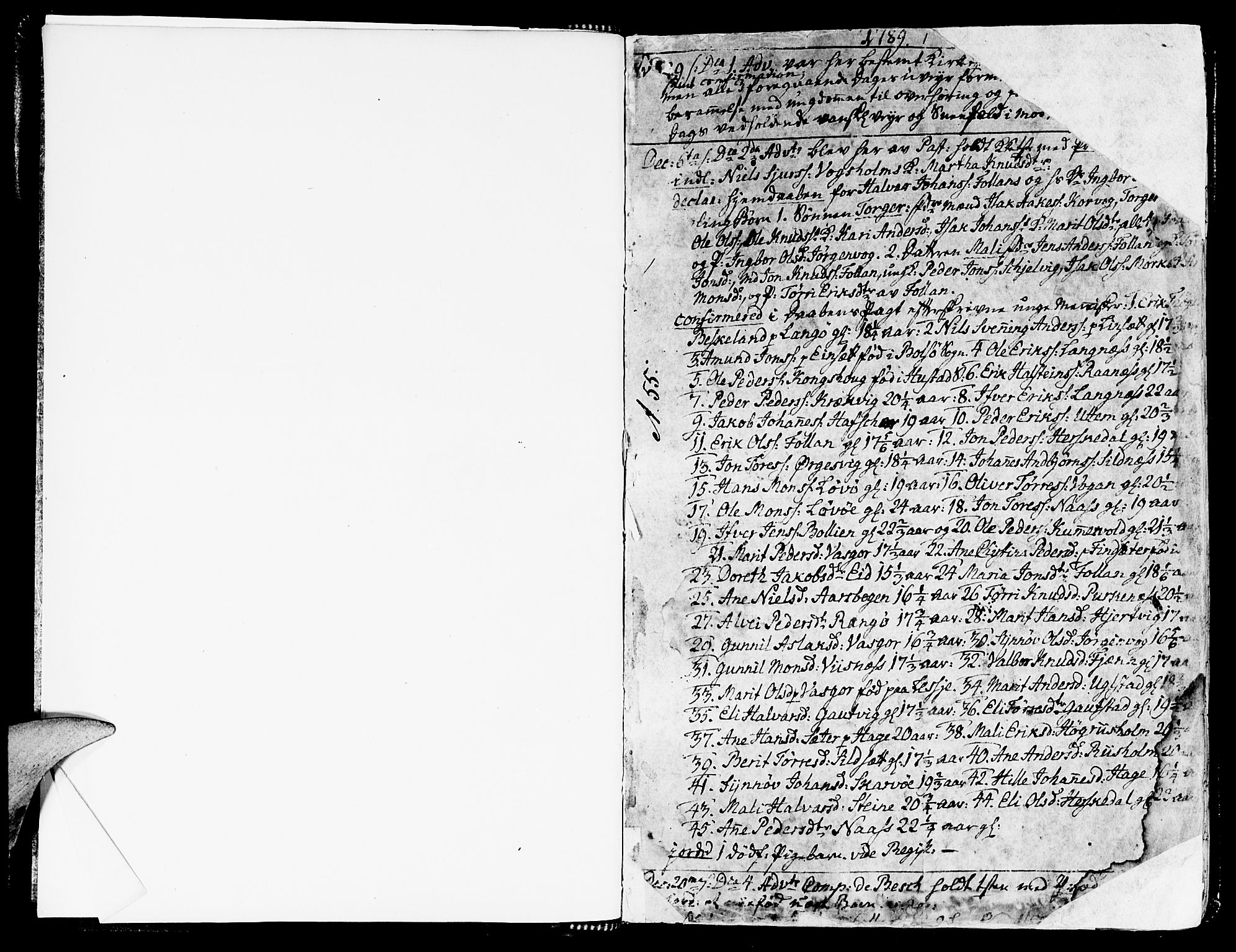 Ministerialprotokoller, klokkerbøker og fødselsregistre - Møre og Romsdal, SAT/A-1454/570/L0830: Parish register (official) no. 570A04, 1789-1819, p. 0-1