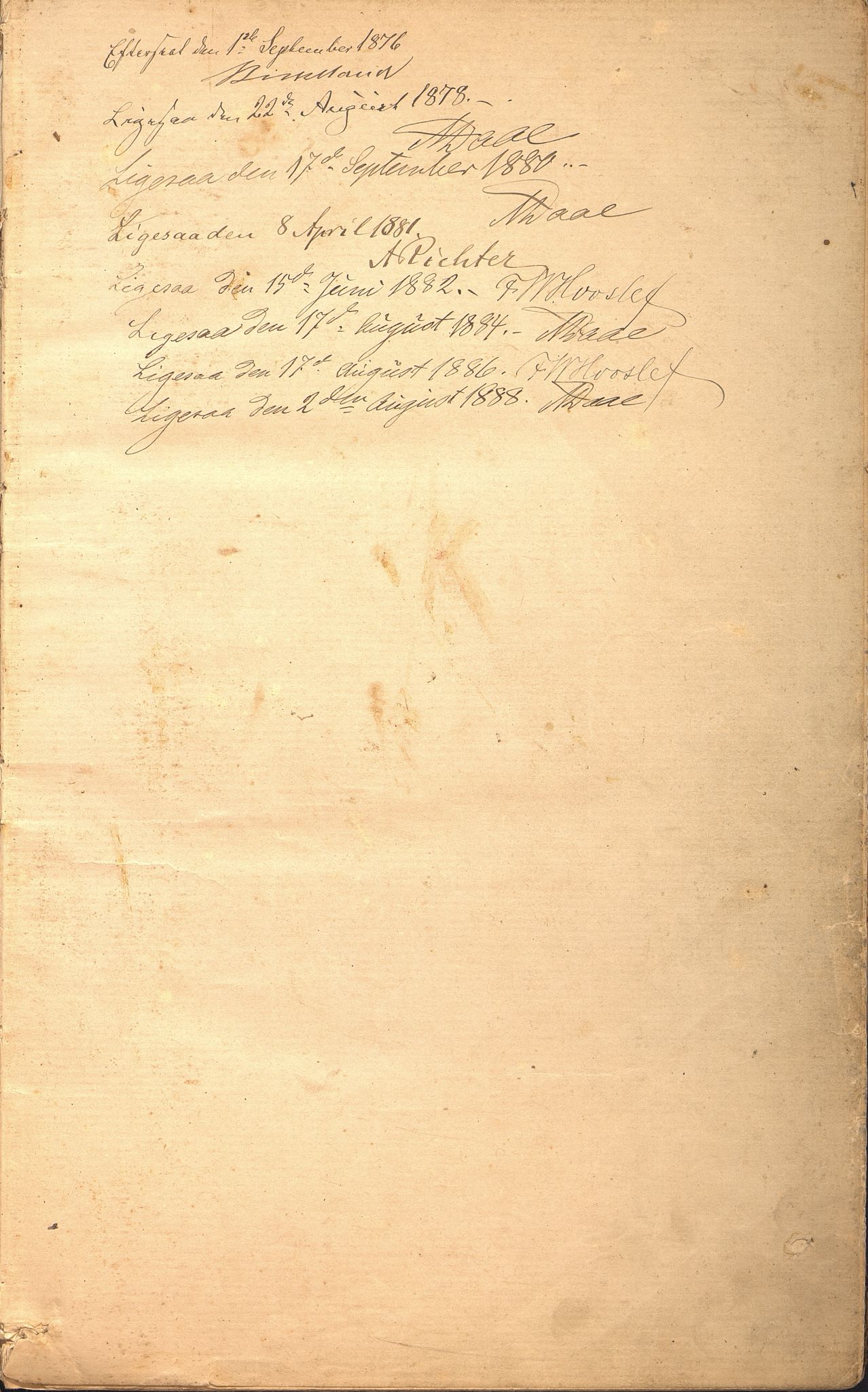 Hafslo kommune. Fet skule, VLFK/K-14250.520.04/542/L0001: skuleprotokoll for Fet skule og Eikestranden krins, 1876-1900
