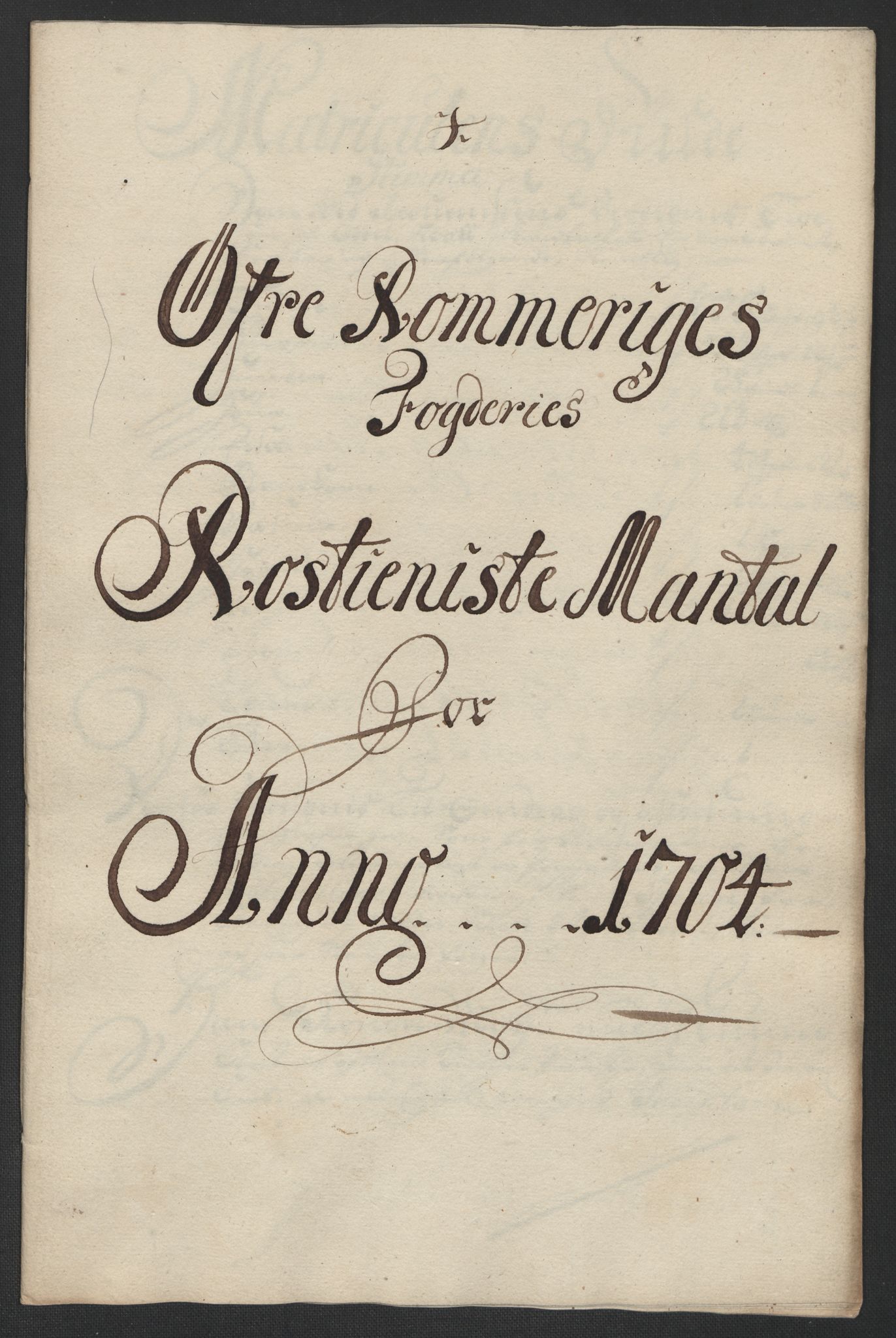 Rentekammeret inntil 1814, Reviderte regnskaper, Fogderegnskap, AV/RA-EA-4092/R12/L0717: Fogderegnskap Øvre Romerike, 1704-1705, p. 186