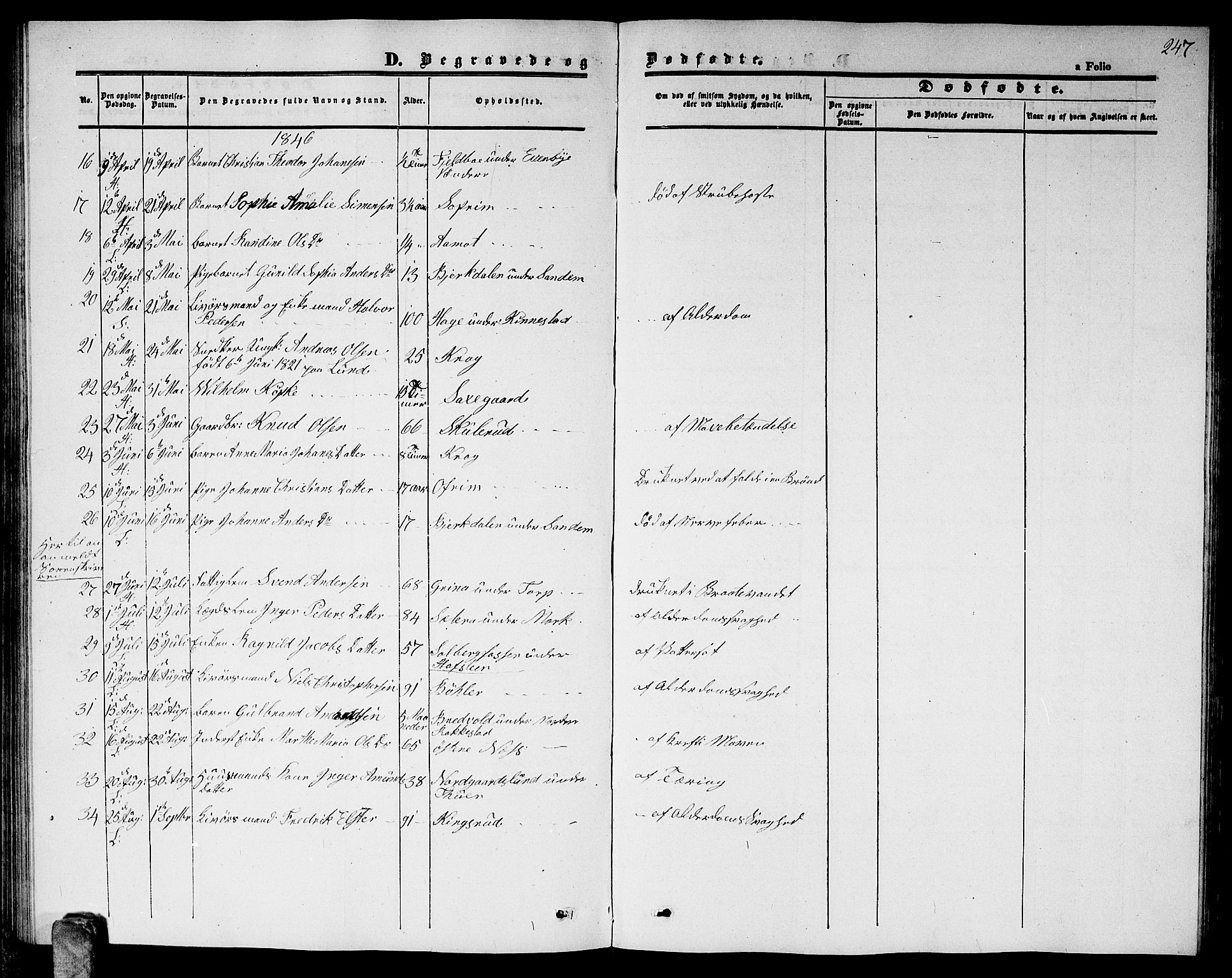 Høland prestekontor Kirkebøker, SAO/A-10346a/G/Ga/L0003: Parish register (copy) no. I 3, 1846-1853, p. 247