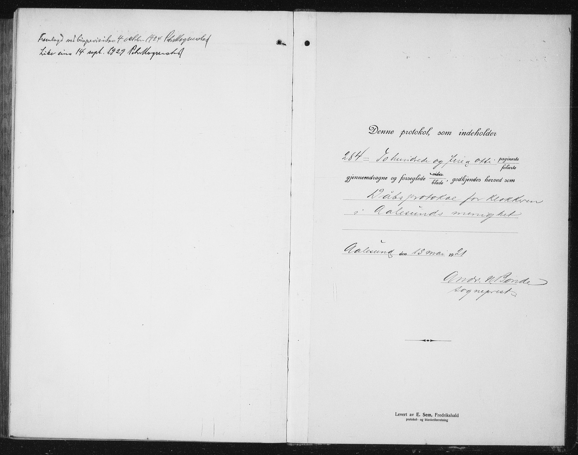 Ministerialprotokoller, klokkerbøker og fødselsregistre - Møre og Romsdal, SAT/A-1454/529/L0475: Parish register (copy) no. 529C12, 1921-1934, p. 266
