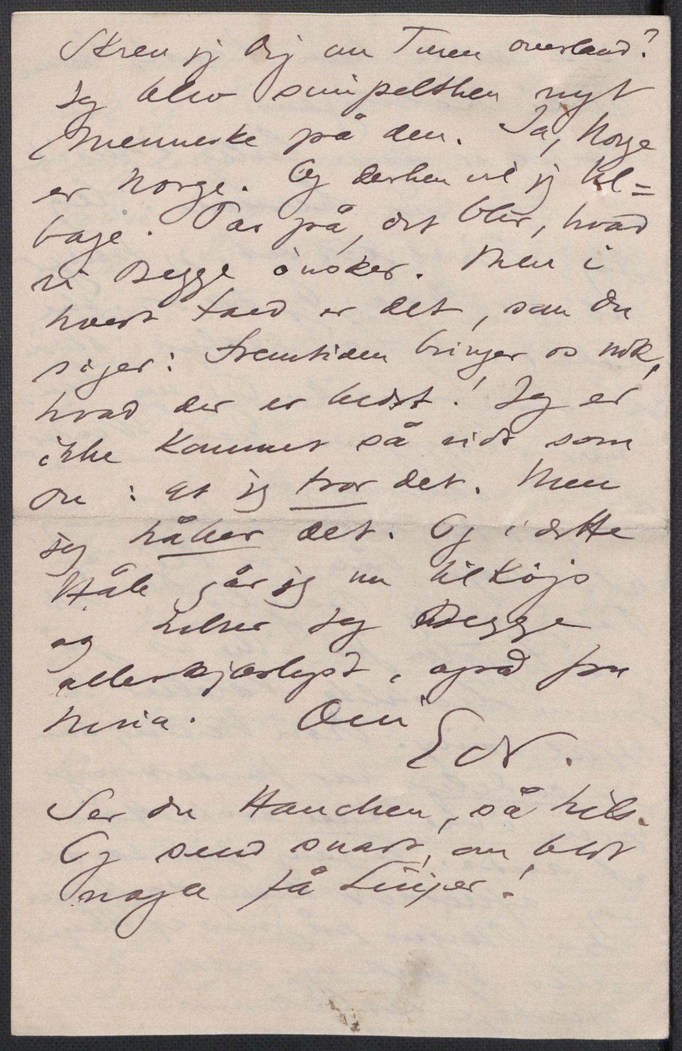 Beyer, Frants, AV/RA-PA-0132/F/L0001: Brev fra Edvard Grieg til Frantz Beyer og "En del optegnelser som kan tjene til kommentar til brevene" av Marie Beyer, 1872-1907, p. 642