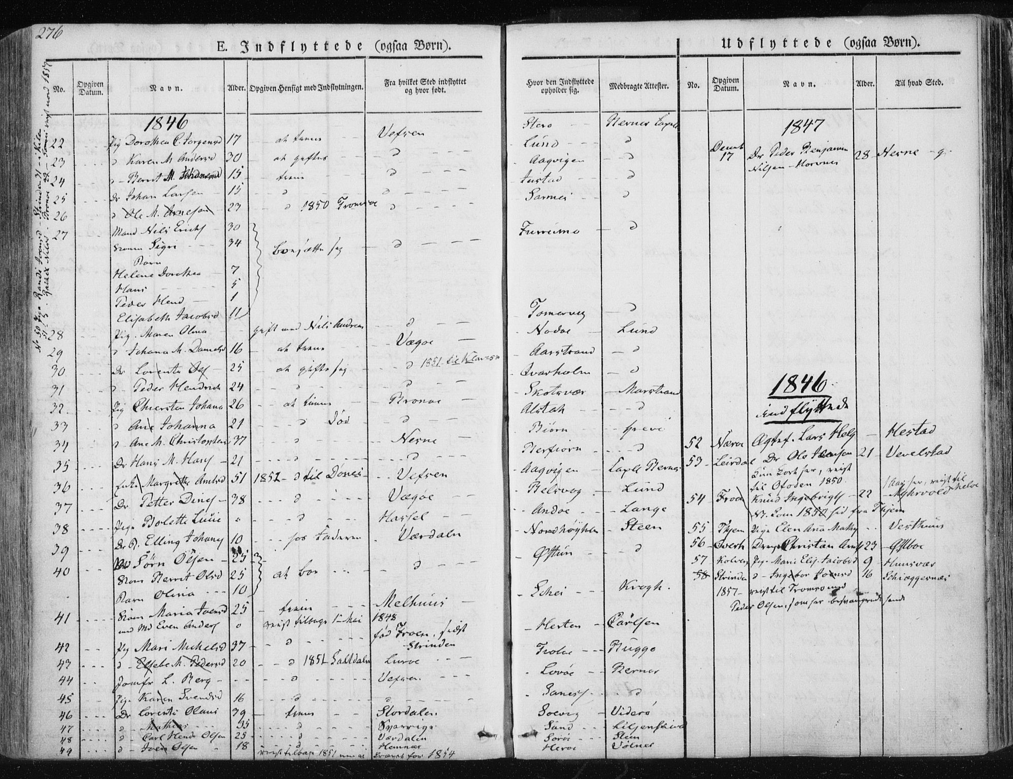 Ministerialprotokoller, klokkerbøker og fødselsregistre - Nordland, SAT/A-1459/830/L0447: Parish register (official) no. 830A11, 1831-1854, p. 276
