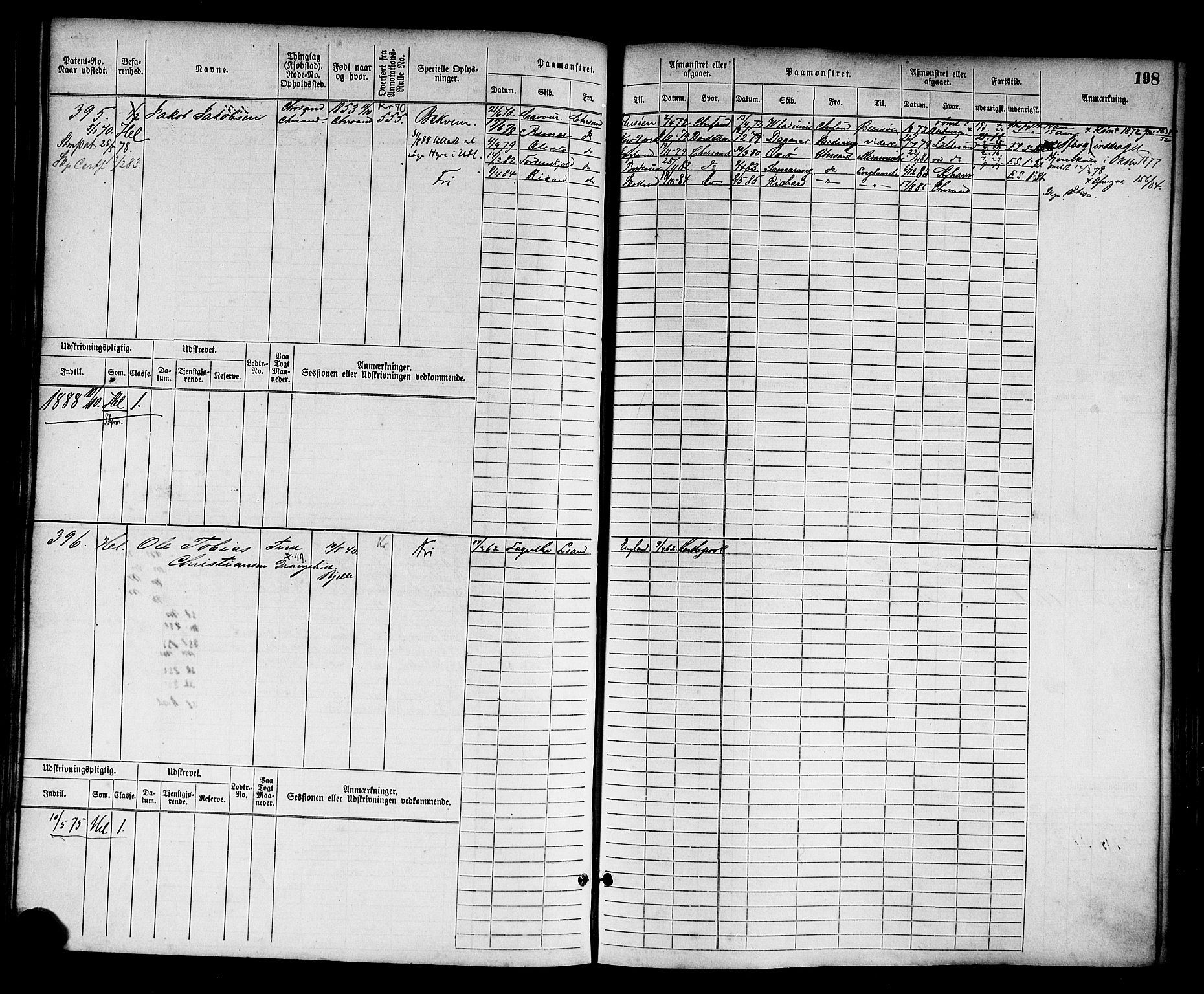 Kristiansand mønstringskrets, AV/SAK-2031-0015/F/Fb/L0003: Hovedrulle nr 1-762, I-10, 1860-1911, p. 209