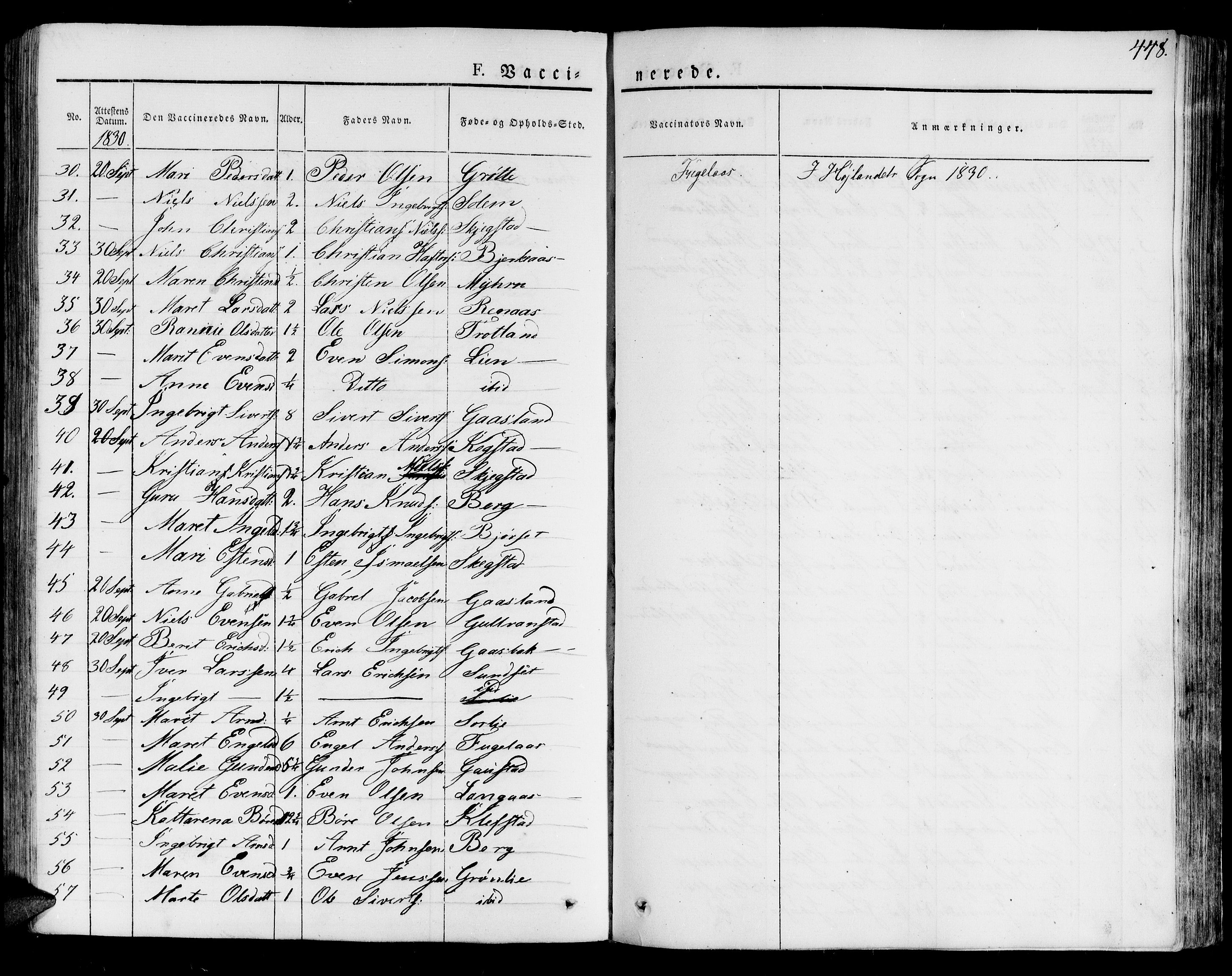 Ministerialprotokoller, klokkerbøker og fødselsregistre - Sør-Trøndelag, SAT/A-1456/691/L1070: Parish register (official) no. 691A05 /1, 1826-1841, p. 448