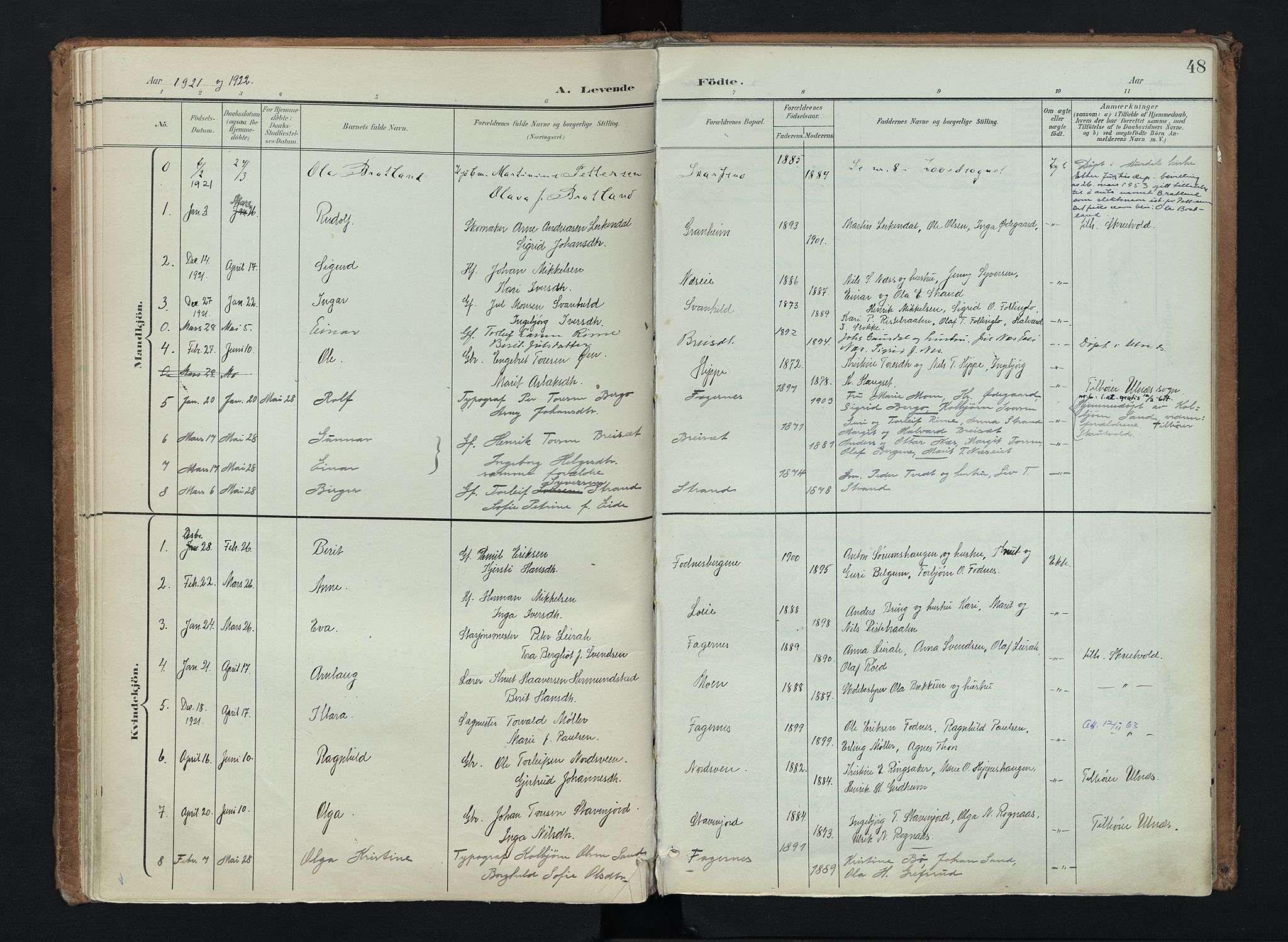 Nord-Aurdal prestekontor, SAH/PREST-132/H/Ha/Haa/L0016: Parish register (official) no. 16, 1897-1925, p. 48
