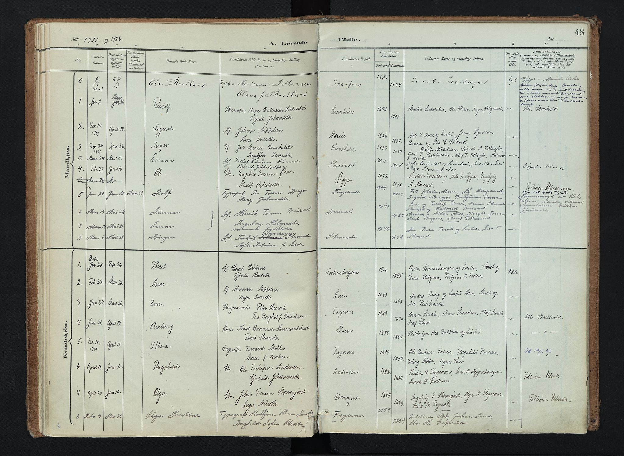 Nord-Aurdal prestekontor, AV/SAH-PREST-132/H/Ha/Haa/L0016: Parish register (official) no. 16, 1897-1925, p. 48