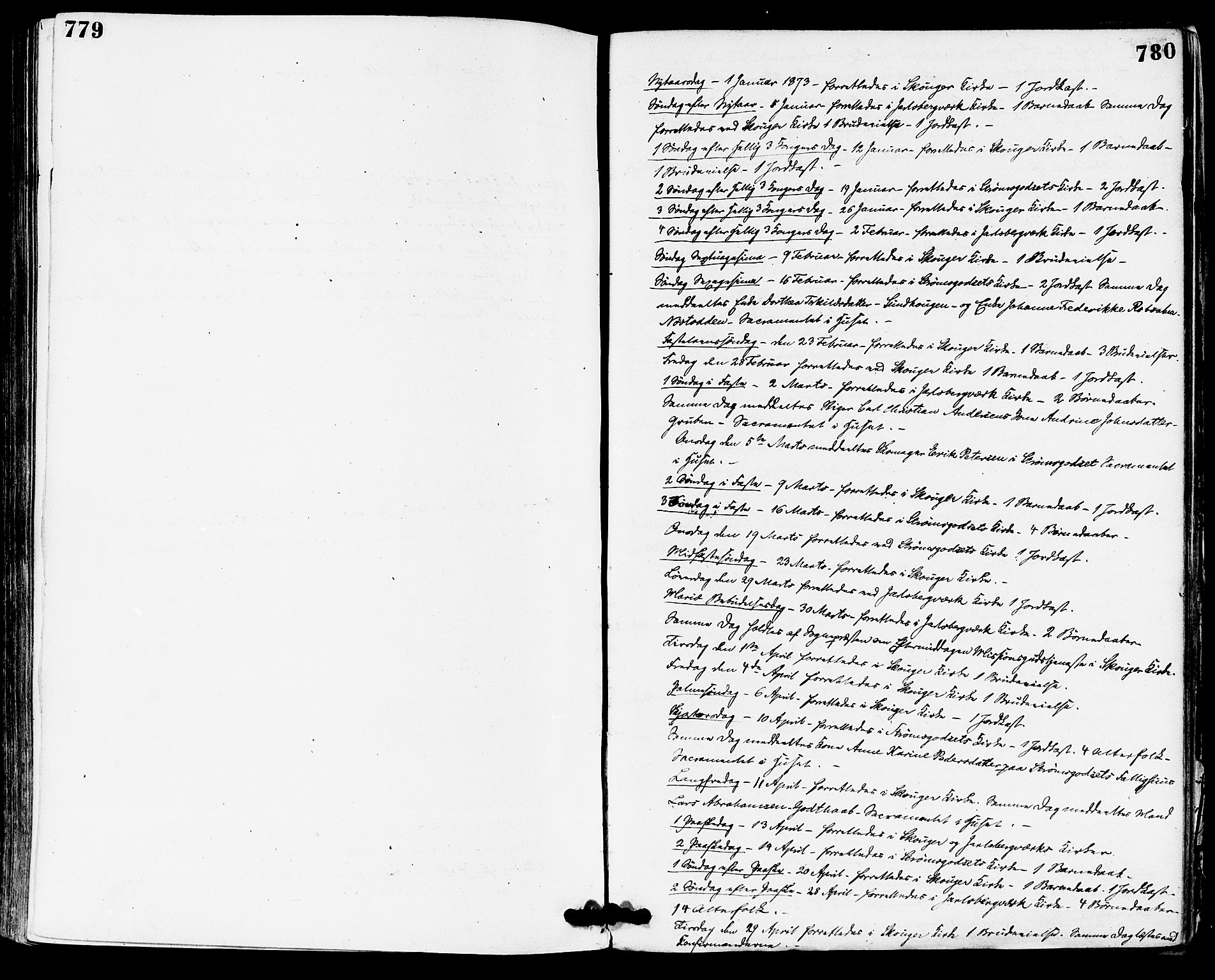Skoger kirkebøker, SAKO/A-59/F/Fa/L0005: Parish register (official) no. I 5, 1873-1884, p. 779-780