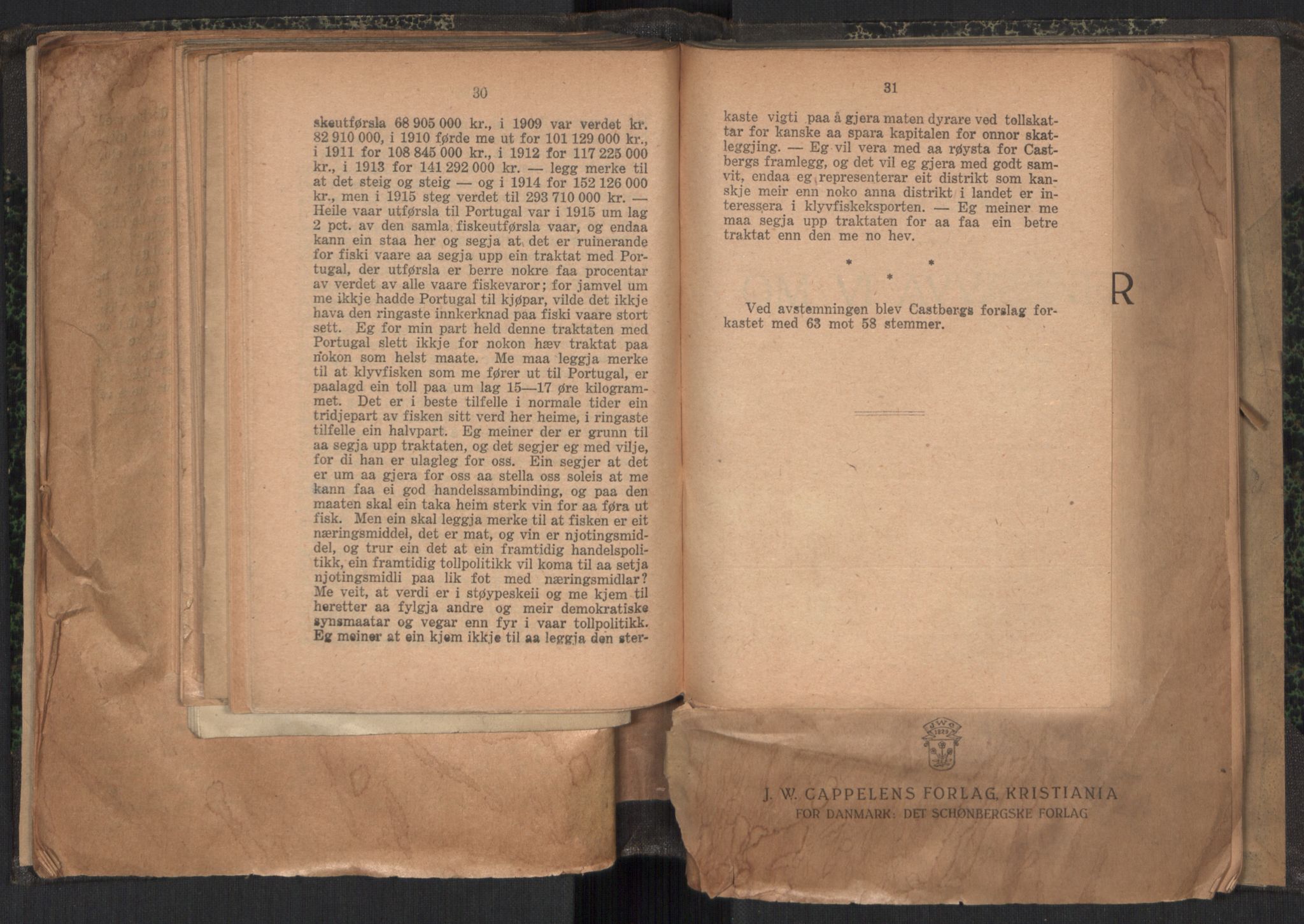 Venstres Hovedorganisasjon, AV/RA-PA-0876/X/L0001: De eldste skrifter, 1860-1936, p. 274