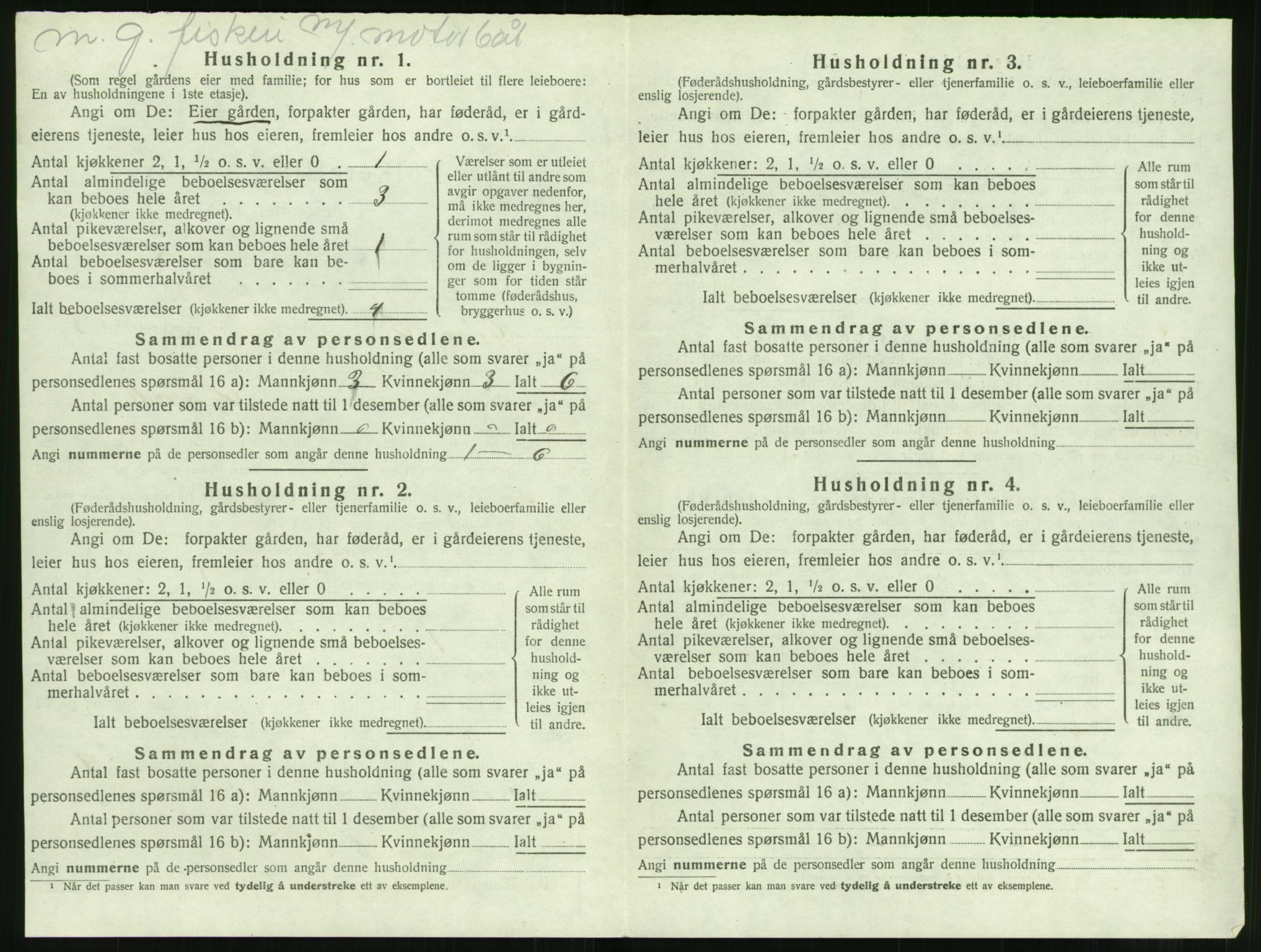 SAT, 1920 census for Herøy (MR), 1920, p. 190