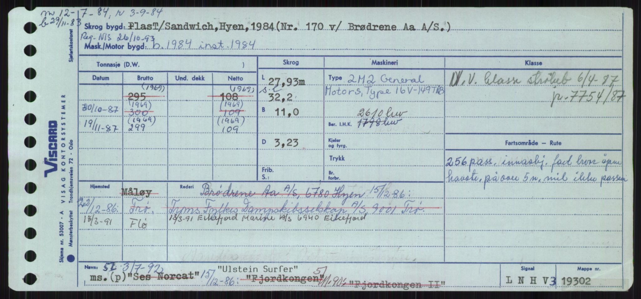 Sjøfartsdirektoratet med forløpere, Skipsmålingen, RA/S-1627/H/Ha/L0006/0002: Fartøy, Sver-Å / Fartøy, U-Å, p. 21