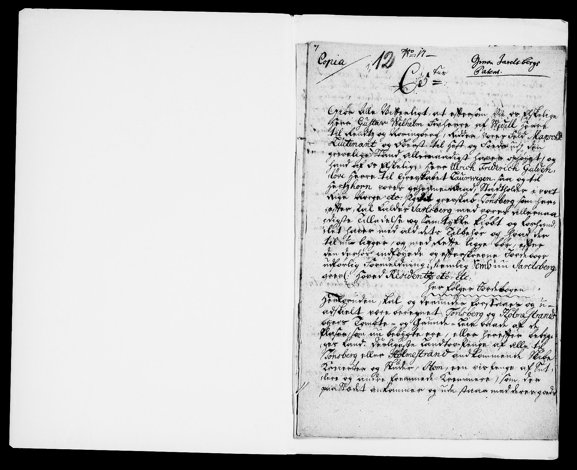 Danske Kanselli, Skapsaker, RA/EA-4061/G/L0017: Tillegg til skapsakene, 1722-1813, p. 69