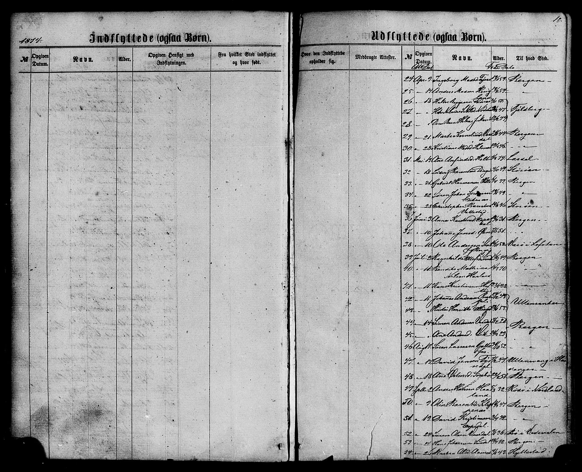 Fjaler sokneprestembete, AV/SAB-A-79801/H/Haa/Haaa/L0010: Parish register (official) no. A 10, 1866-1886, p. 18