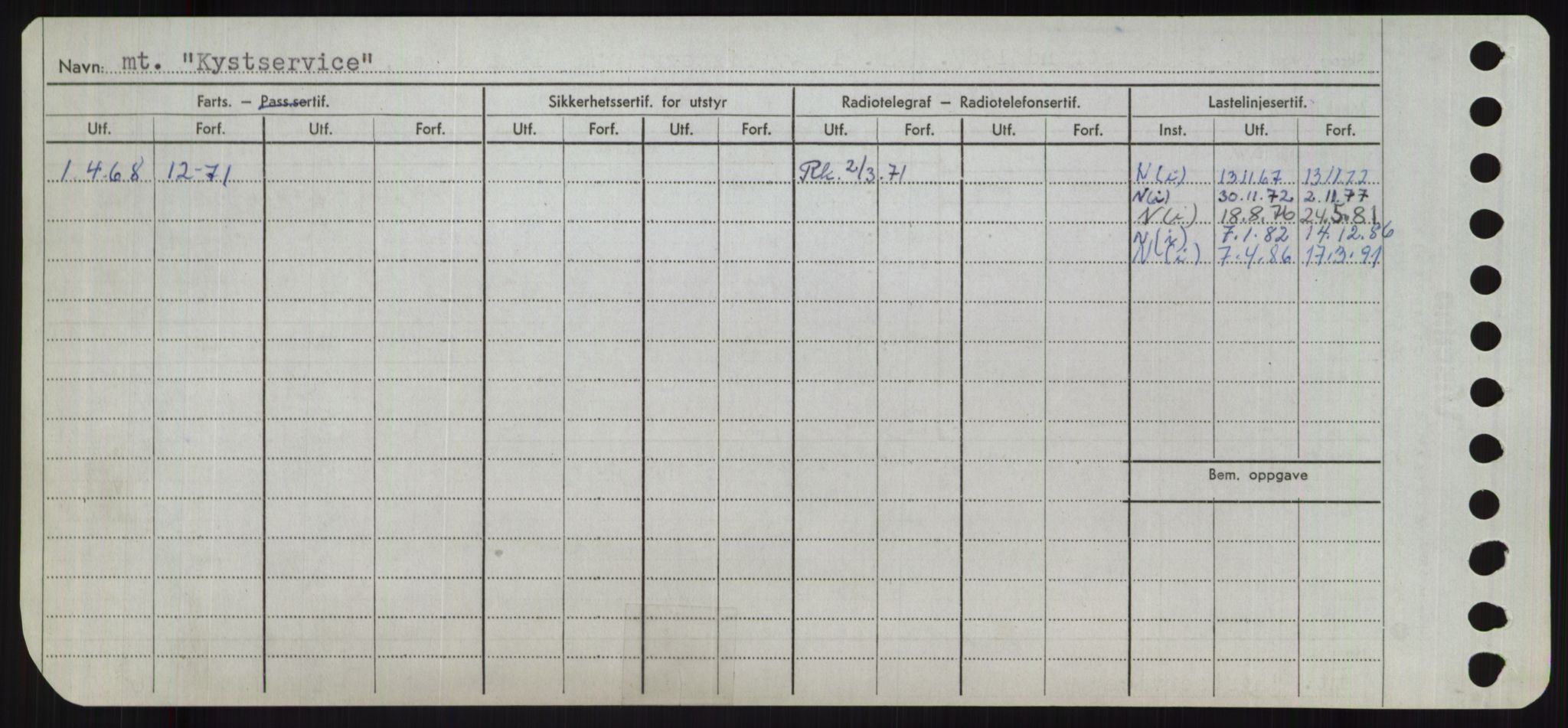 Sjøfartsdirektoratet med forløpere, Skipsmålingen, AV/RA-S-1627/H/Ha/L0003/0002: Fartøy, Hilm-Mar / Fartøy, Kom-Mar, p. 196