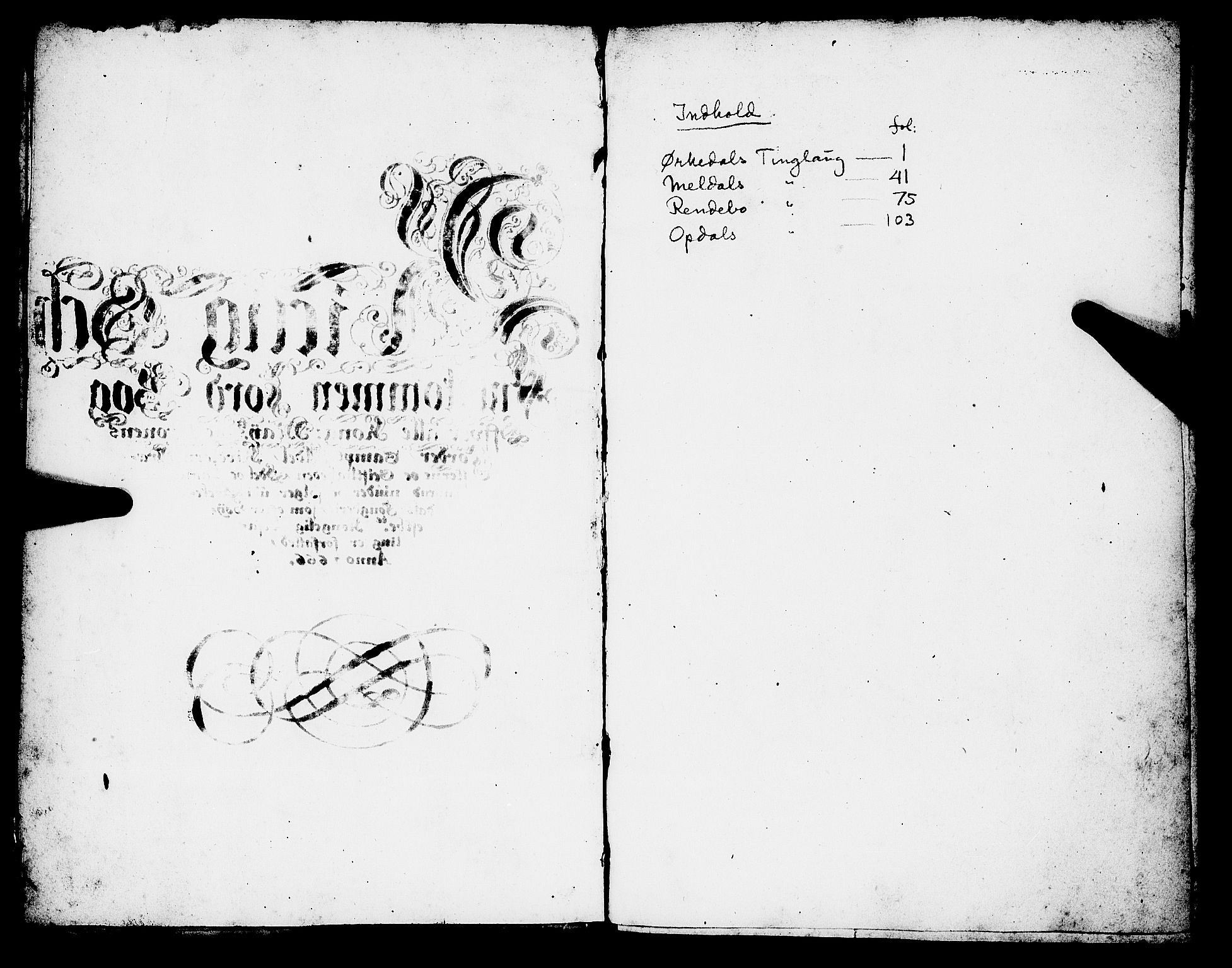 Rentekammeret inntil 1814, Realistisk ordnet avdeling, AV/RA-EA-4070/N/Nb/Nba/L0050: Orkdal fogderi, 1666