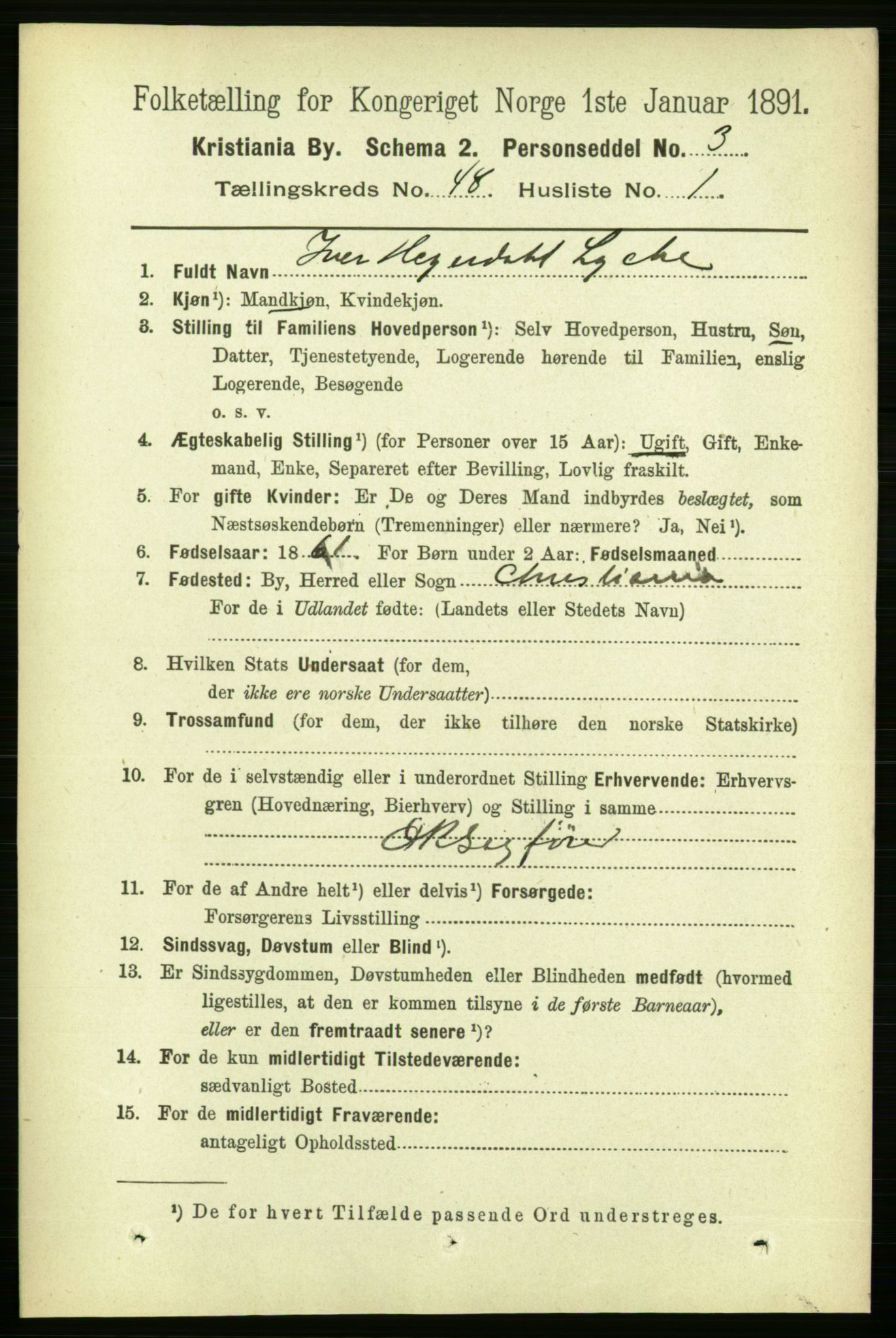 RA, 1891 census for 0301 Kristiania, 1891, p. 28386