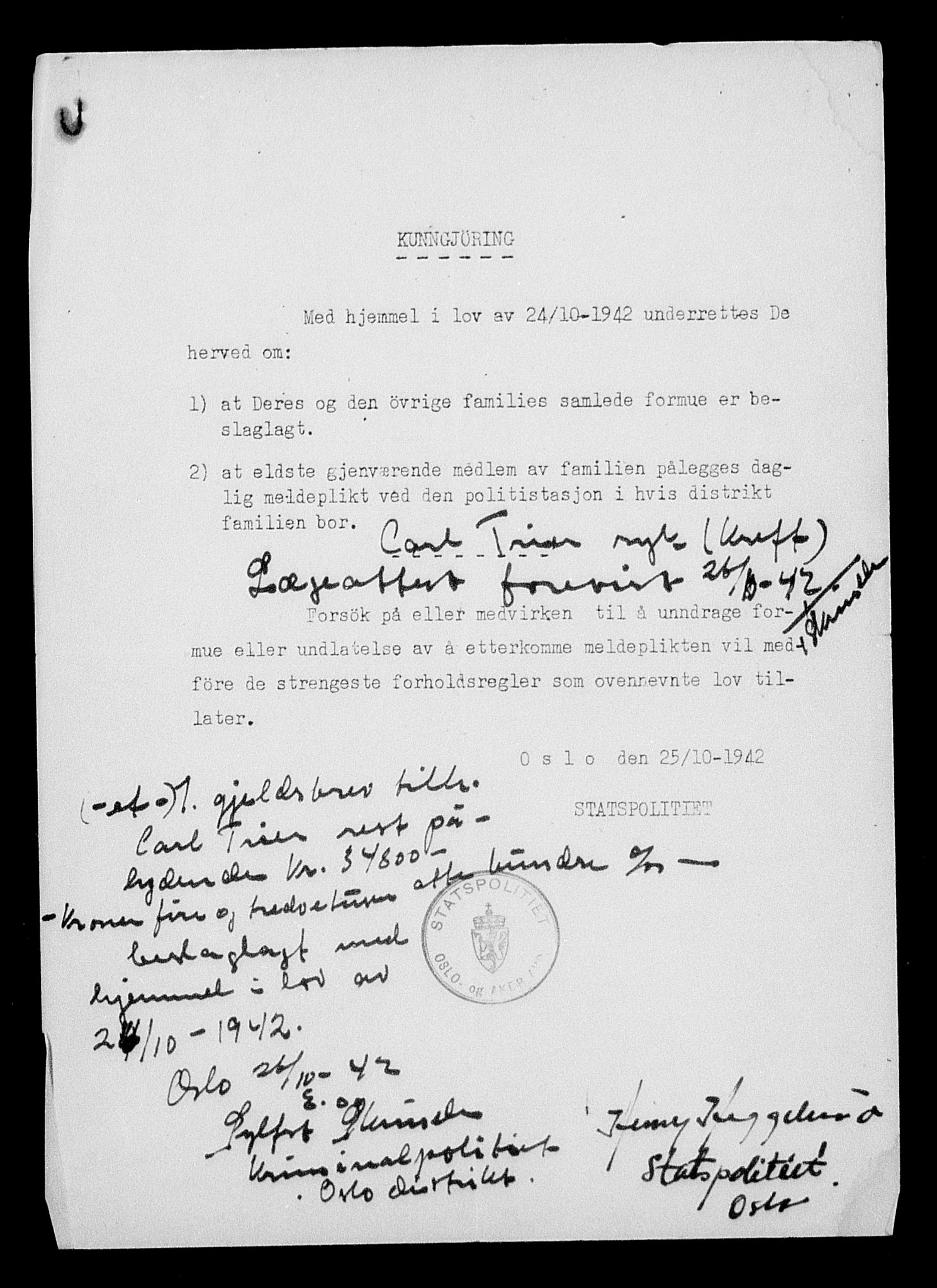 Justisdepartementet, Tilbakeføringskontoret for inndratte formuer, AV/RA-S-1564/H/Hc/Hcc/L0984: --, 1945-1947, p. 272