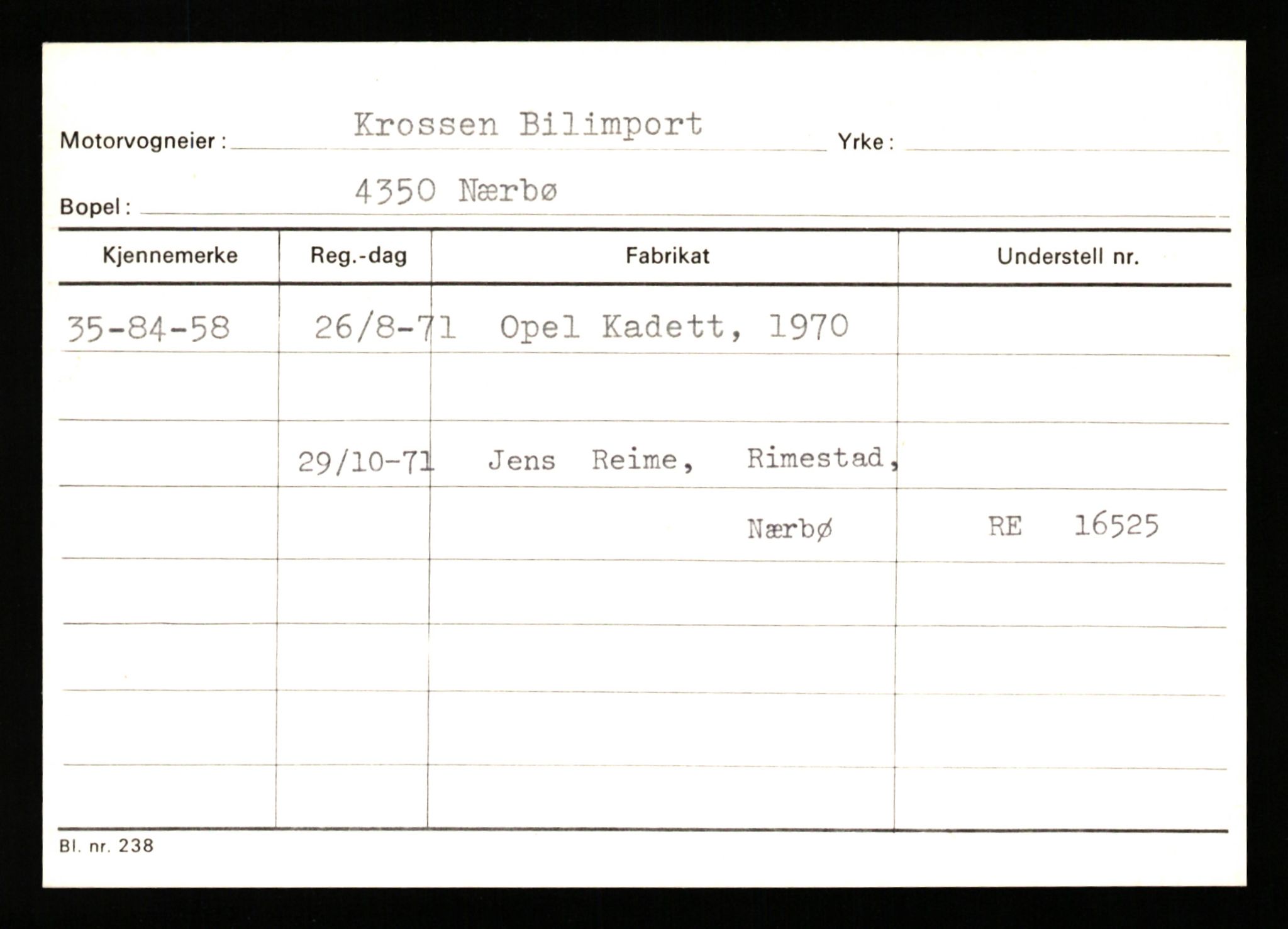 Stavanger trafikkstasjon, AV/SAST-A-101942/0/G/L0011: Registreringsnummer: 240000 - 363477, 1930-1971, p. 3233