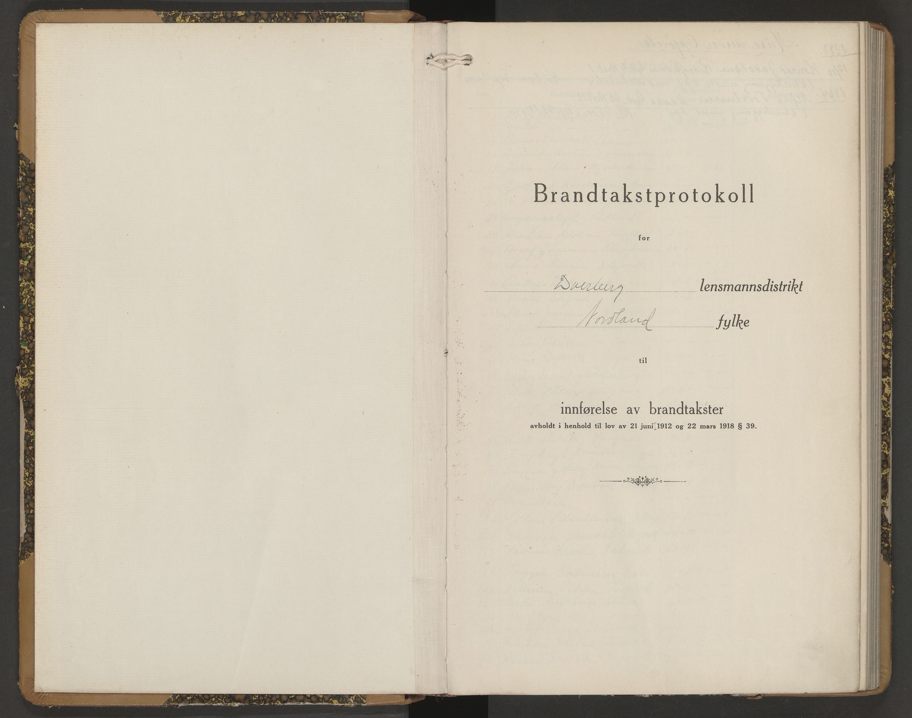 Andøy lensmannskontor, AV/SAT-A-1187/1/O/Oa/L0007: Branntakstprotokoll, 1929-1934