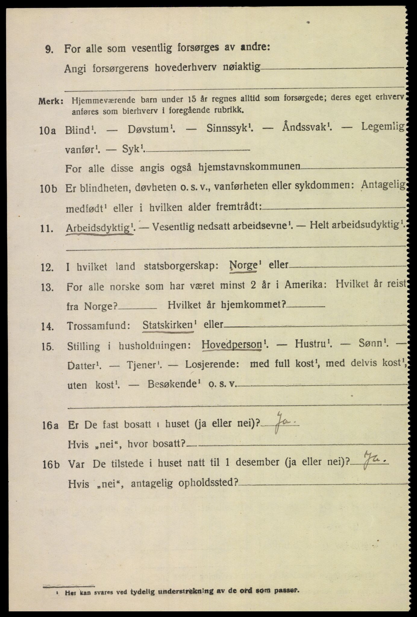 SAK, 1920 census for Bakke, 1920, p. 1815