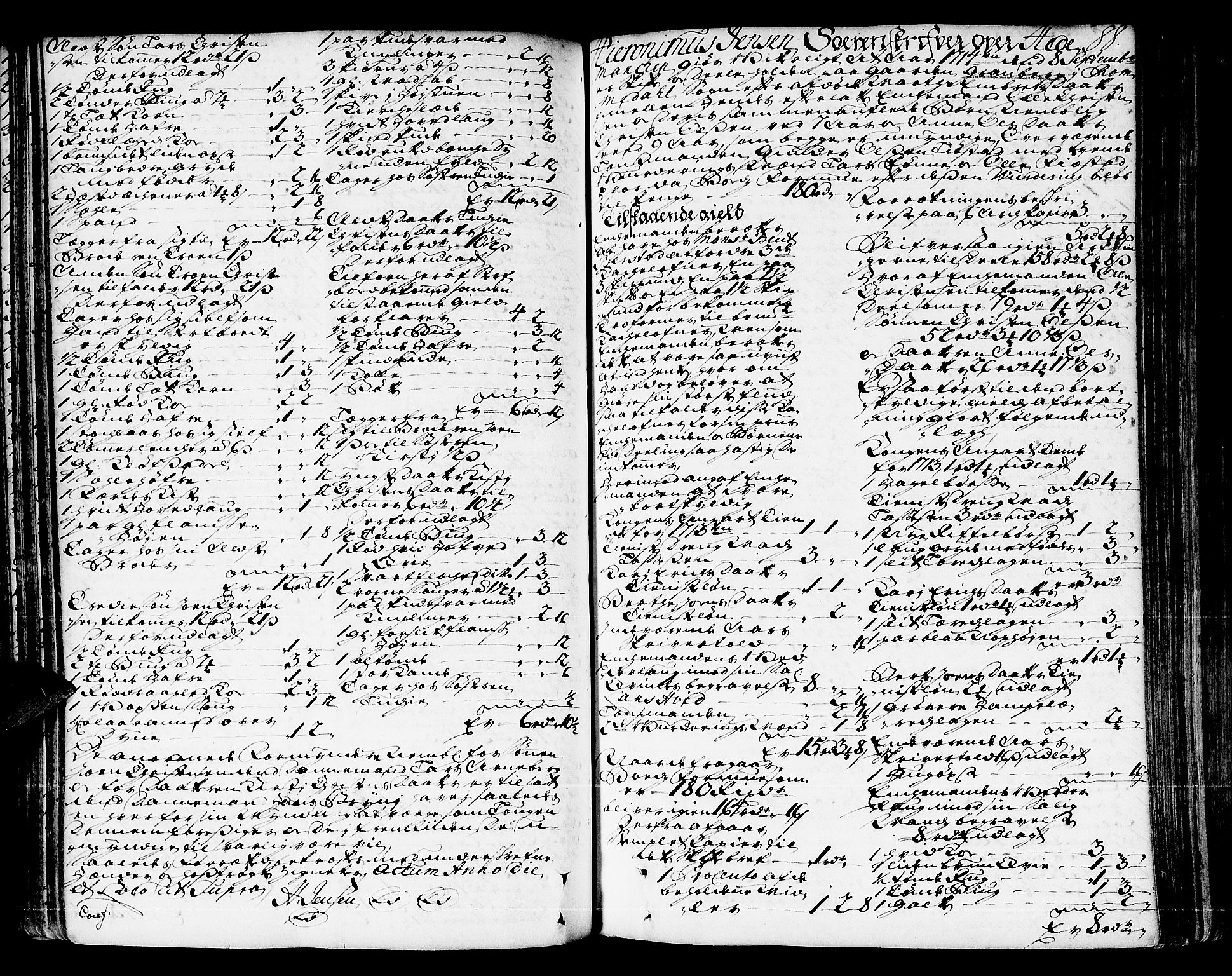 Hedemarken sorenskriveri, AV/SAH-TING-034/J/Ja/L0005: Skifteprotokoll, 1713-1721, p. 87b-88a