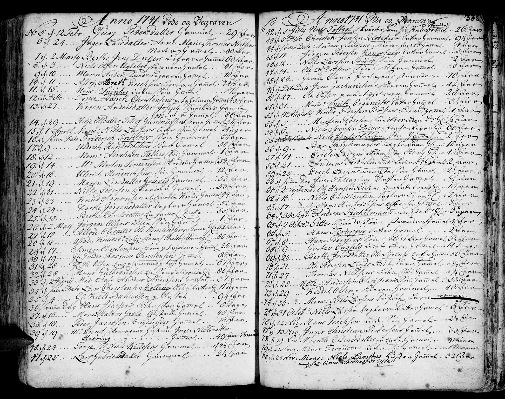 Arendal sokneprestkontor, Trefoldighet, AV/SAK-1111-0040/F/Fa/L0001: Parish register (official) no. A 1, 1703-1815, p. 416