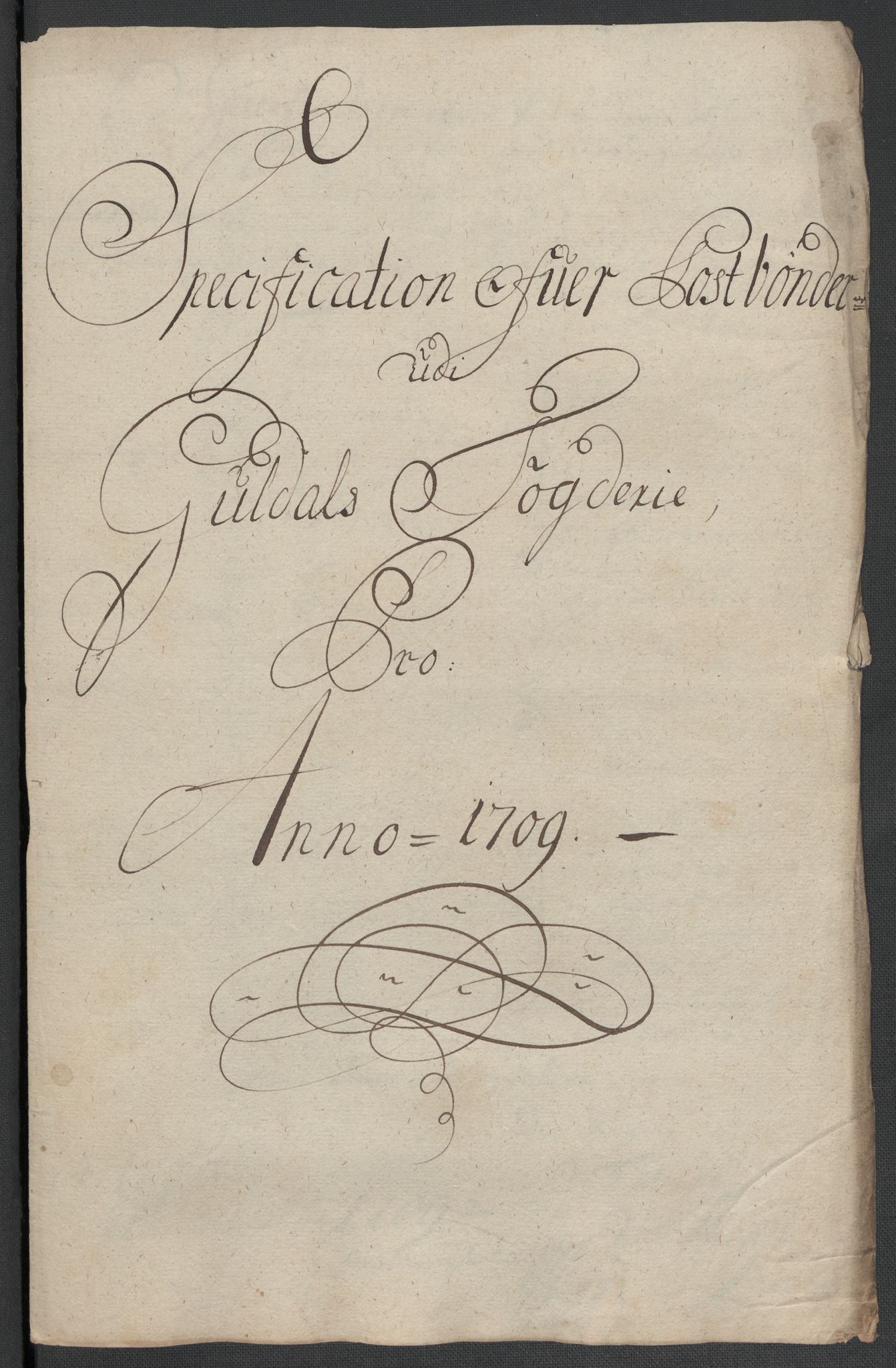 Rentekammeret inntil 1814, Reviderte regnskaper, Fogderegnskap, RA/EA-4092/R60/L3959: Fogderegnskap Orkdal og Gauldal, 1709, p. 381