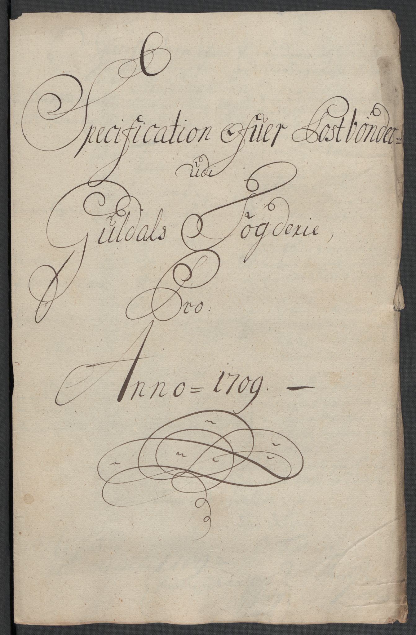 Rentekammeret inntil 1814, Reviderte regnskaper, Fogderegnskap, AV/RA-EA-4092/R60/L3959: Fogderegnskap Orkdal og Gauldal, 1709, p. 381