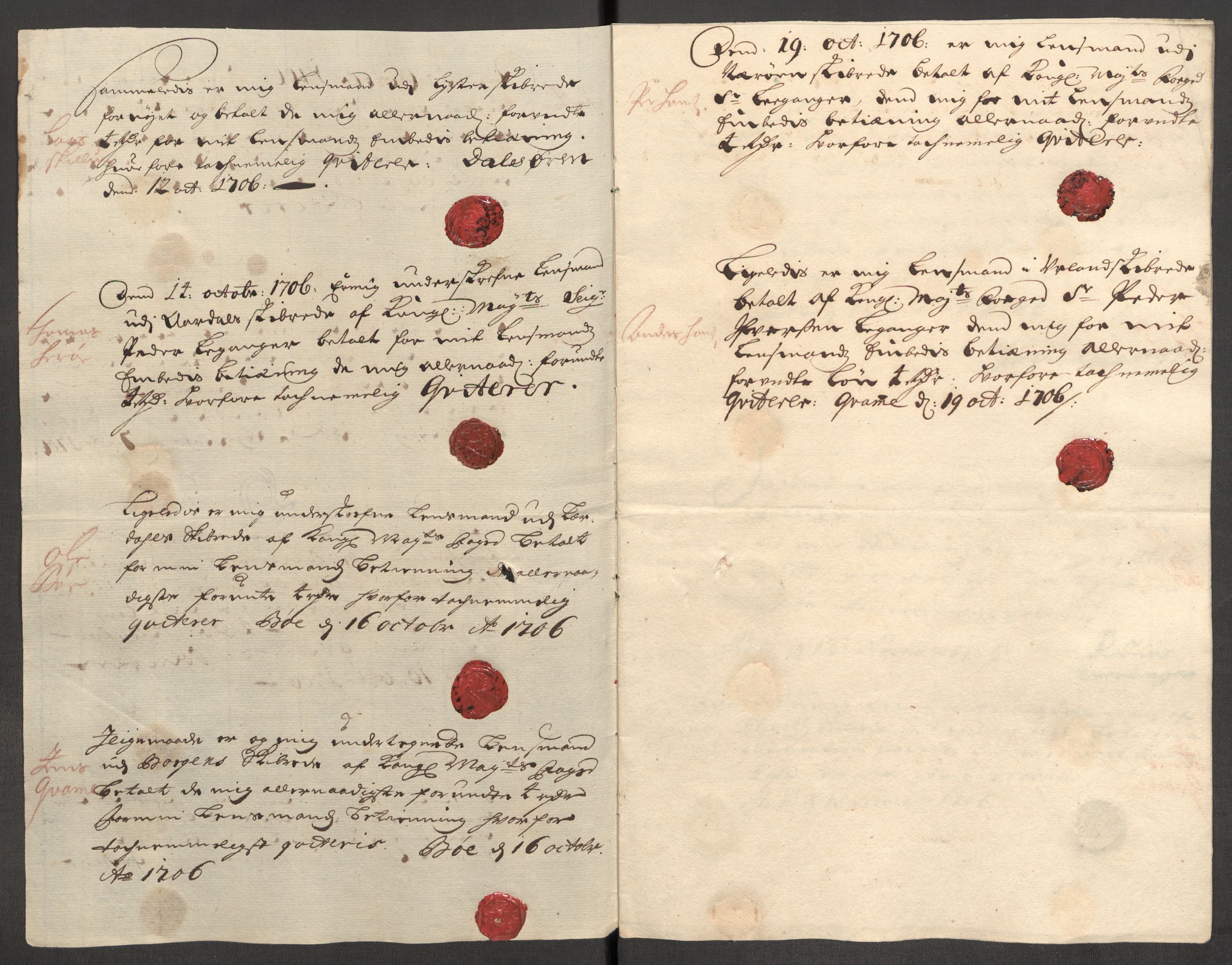 Rentekammeret inntil 1814, Reviderte regnskaper, Fogderegnskap, RA/EA-4092/R52/L3314: Fogderegnskap Sogn, 1705-1707, p. 383