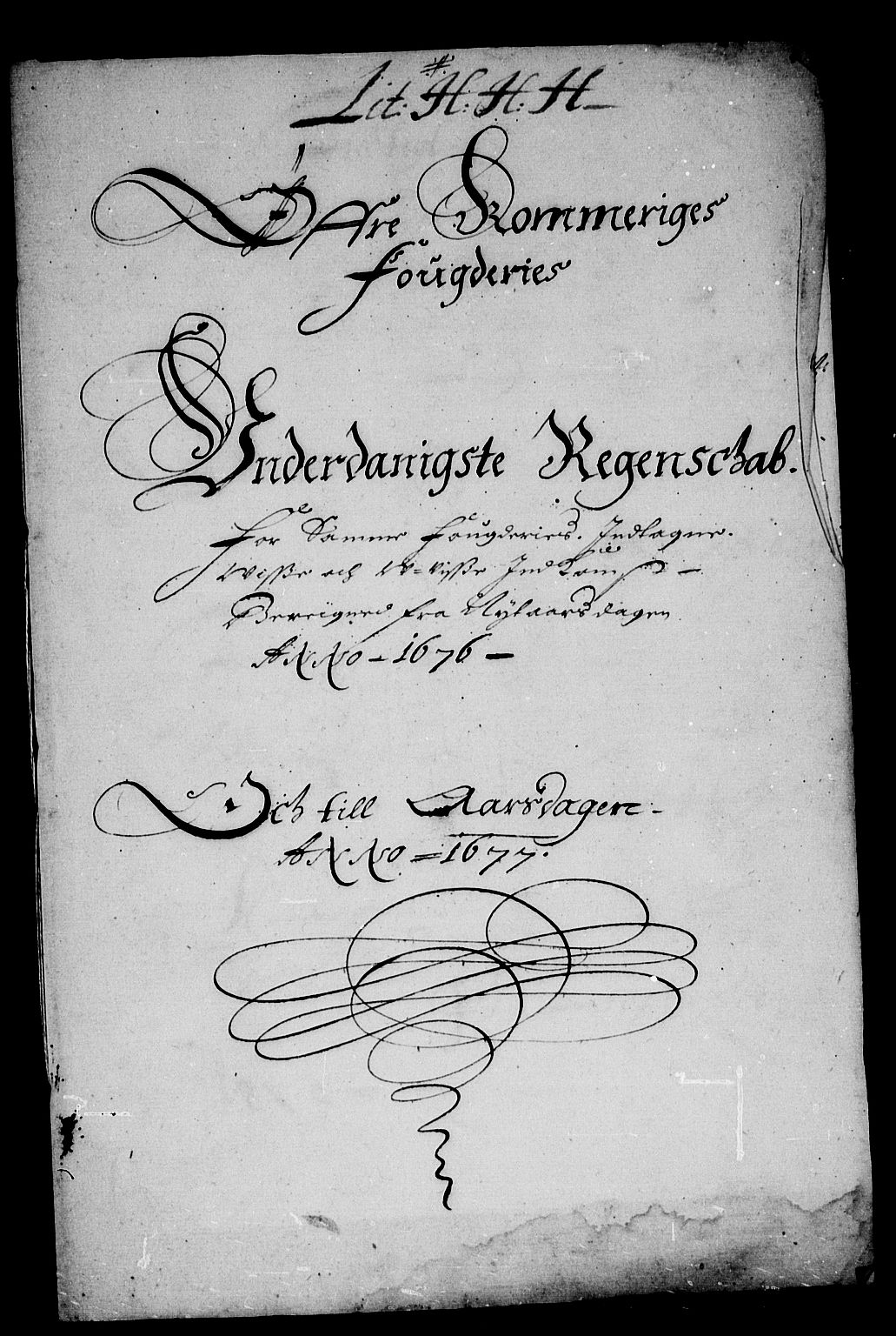 Rentekammeret inntil 1814, Reviderte regnskaper, Stiftamtstueregnskaper, Landkommissariatet på Akershus og Akershus stiftamt, AV/RA-EA-5869/R/Rb/L0120: Akershus stiftamt, 1673-1676