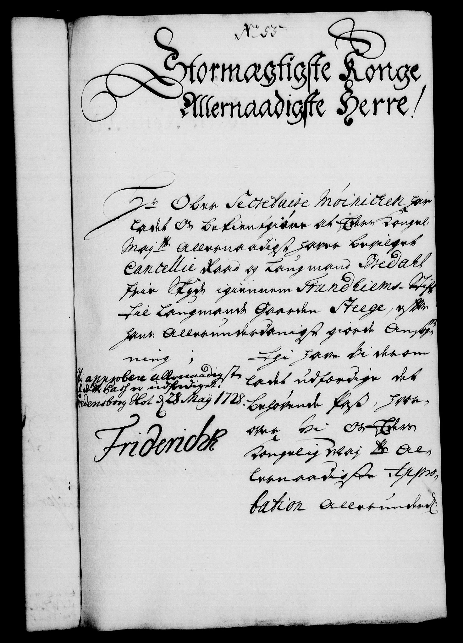 Rentekammeret, Kammerkanselliet, AV/RA-EA-3111/G/Gf/Gfa/L0011: Norsk relasjons- og resolusjonsprotokoll (merket RK 52.11), 1728, p. 396