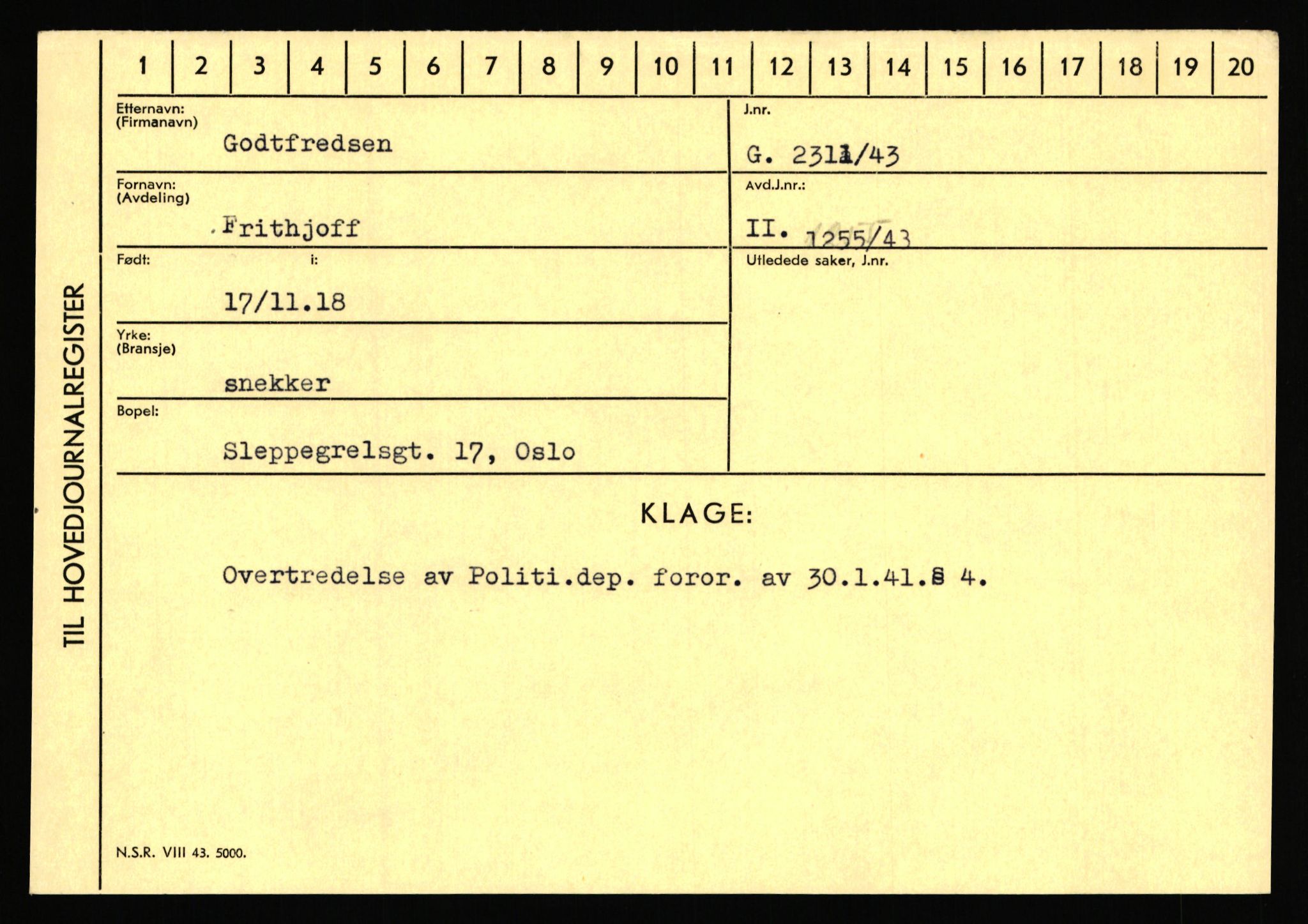 Statspolitiet - Hovedkontoret / Osloavdelingen, AV/RA-S-1329/C/Ca/L0005: Furali - Hamula, 1943-1945, p. 1357