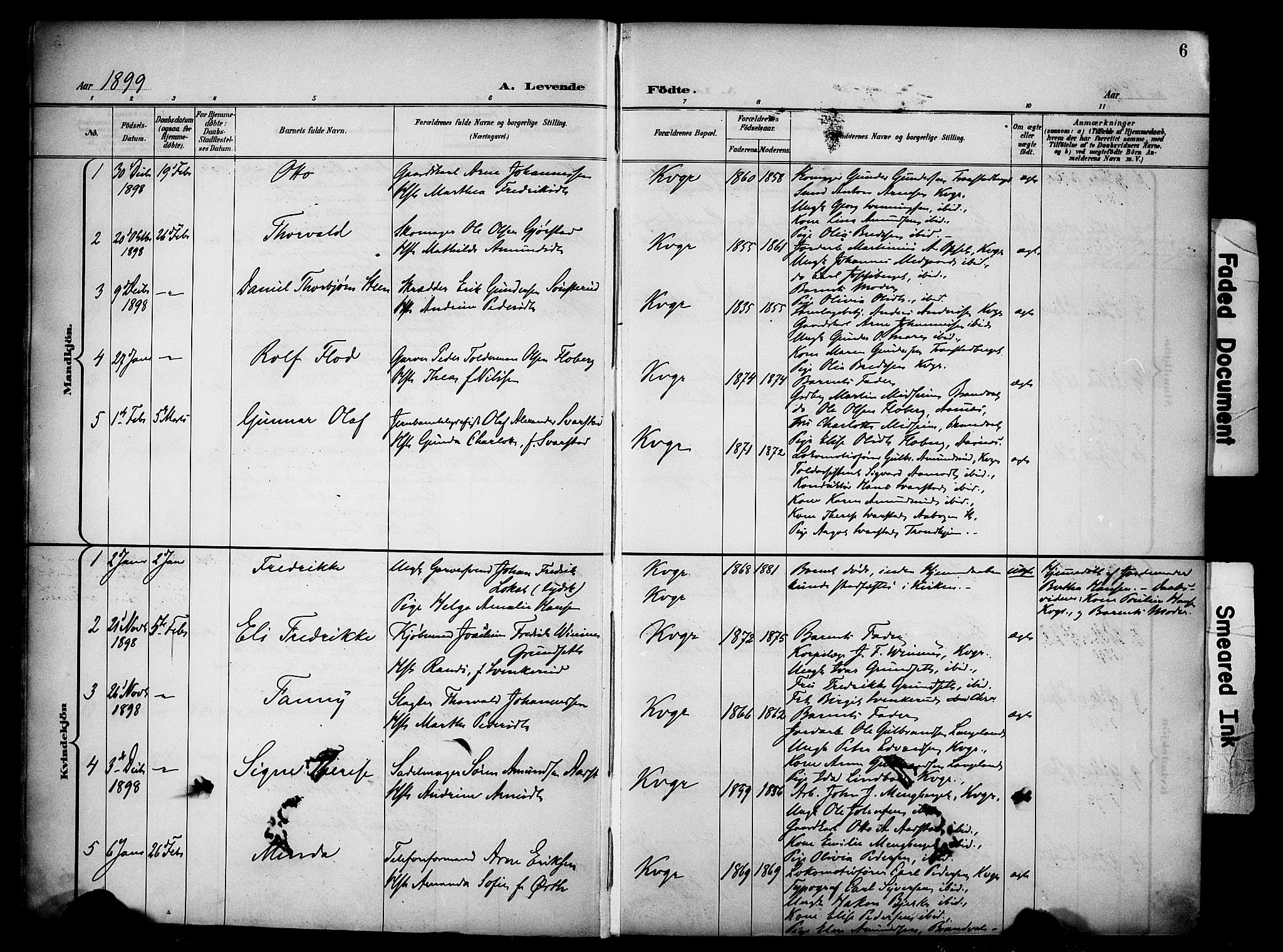 Vinger prestekontor, AV/SAH-PREST-024/H/Ha/Haa/L0016: Parish register (official) no. 16, 1898-1920, p. 6