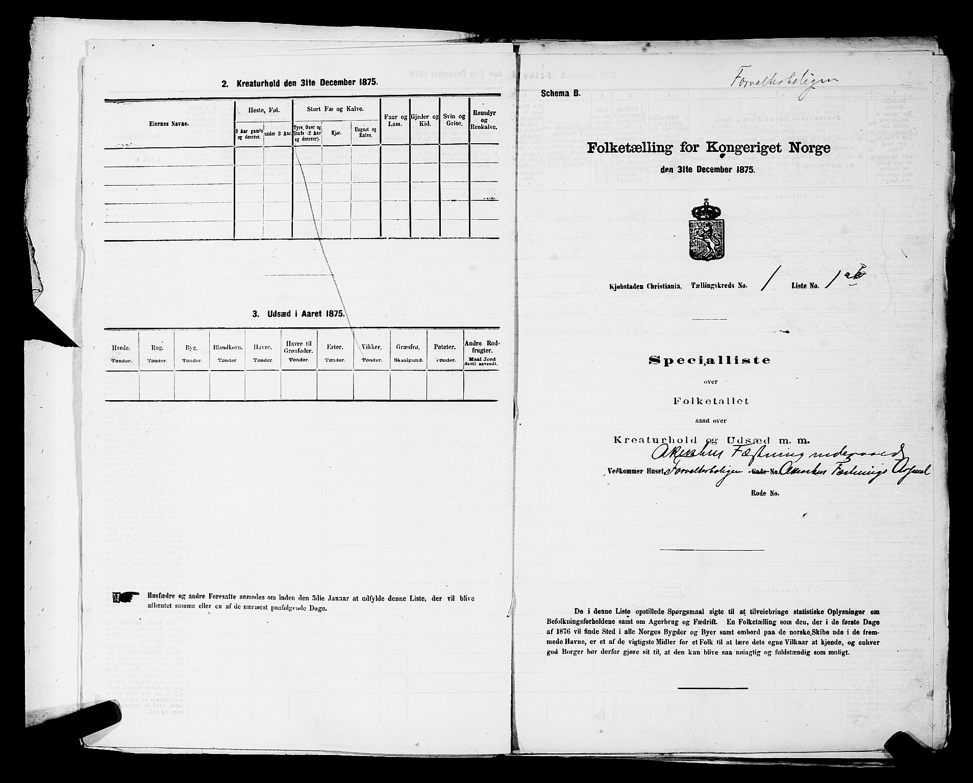 RA, 1875 census for 0301 Kristiania, 1875, p. 40