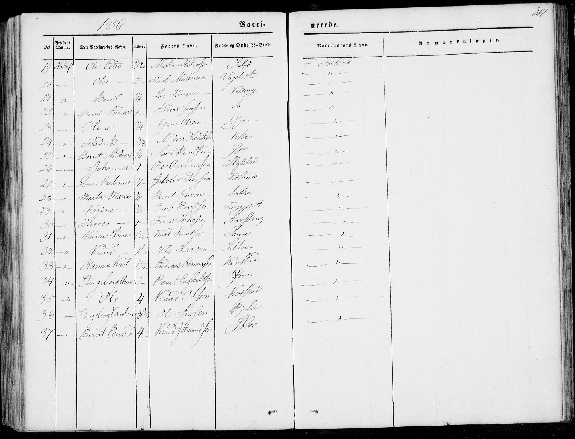 Ministerialprotokoller, klokkerbøker og fødselsregistre - Møre og Romsdal, AV/SAT-A-1454/515/L0209: Parish register (official) no. 515A05, 1847-1868, p. 341