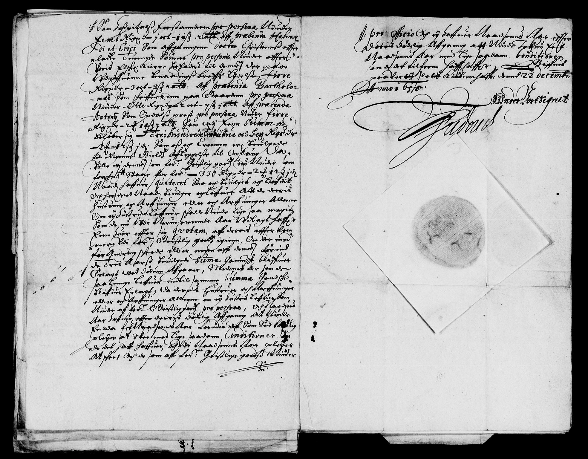 Rentekammeret inntil 1814, Reviderte regnskaper, Lensregnskaper, AV/RA-EA-5023/R/Rb/Rbw/L0107: Trondheim len, 1649-1653