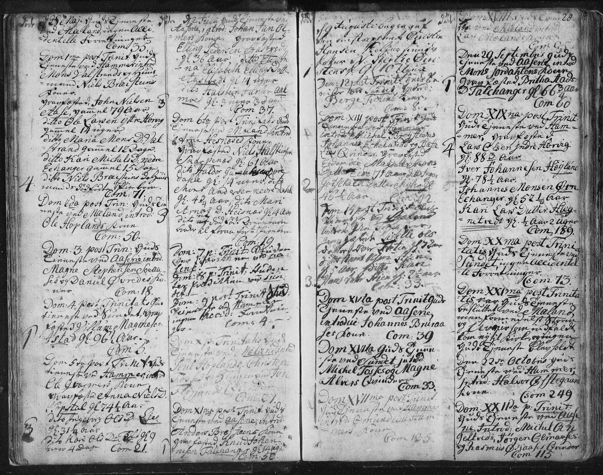 Hamre sokneprestembete, AV/SAB-A-75501/H/Ha/Haa/Haaa/L0008: Parish register (official) no. A 8, 1778-1804, p. 28