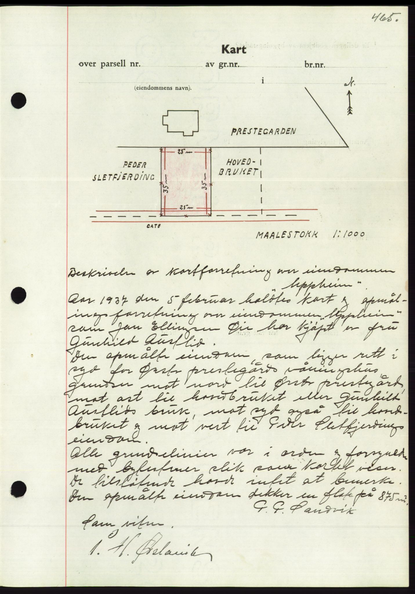 Søre Sunnmøre sorenskriveri, AV/SAT-A-4122/1/2/2C/L0062: Mortgage book no. 56, 1936-1937, Diary no: : 363/1937