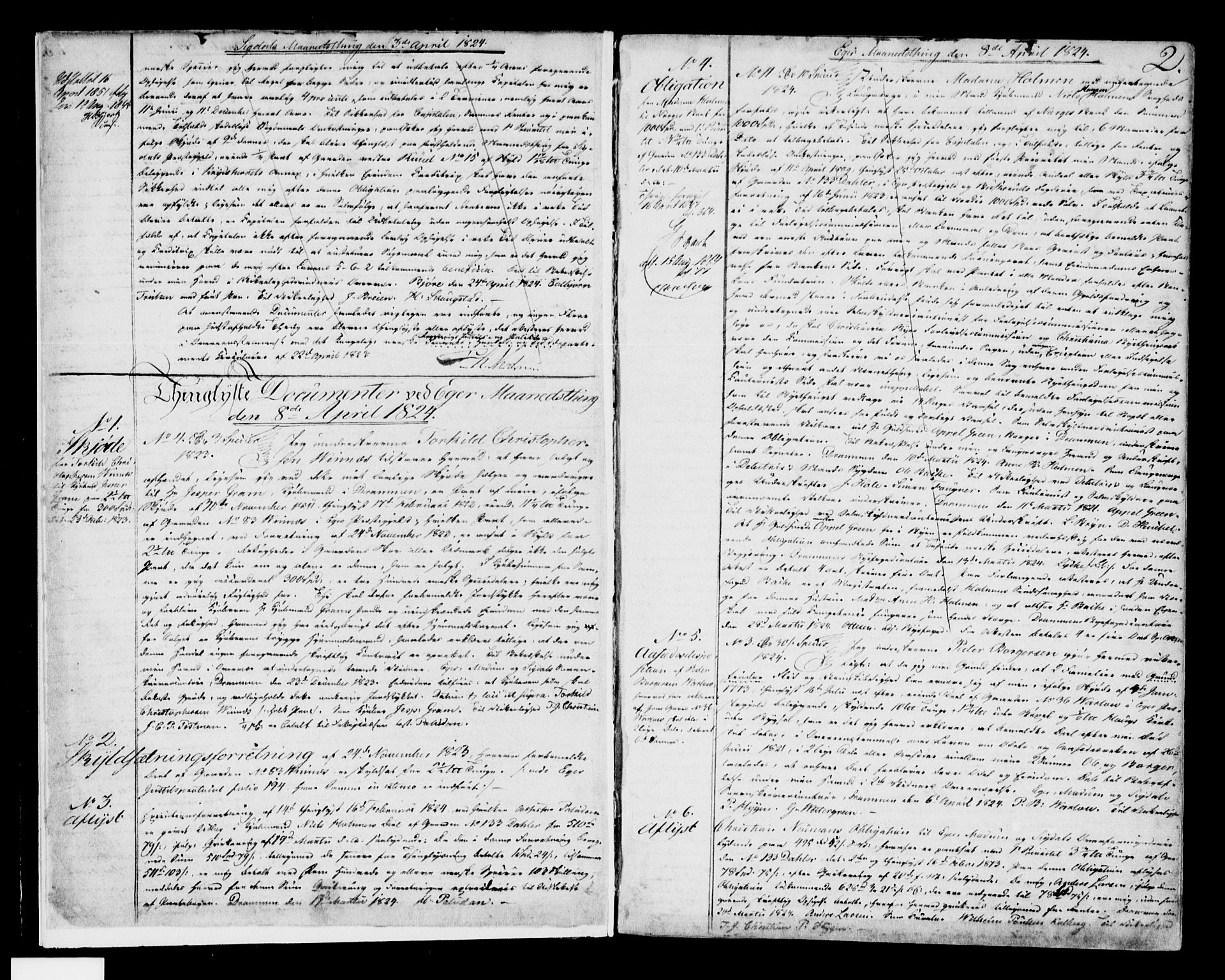 Eiker, Modum og Sigdal sorenskriveri, SAKO/A-123/G/Ga/Gaa/L0008a: Mortgage book no. I 8a, 1824-1827, p. 2