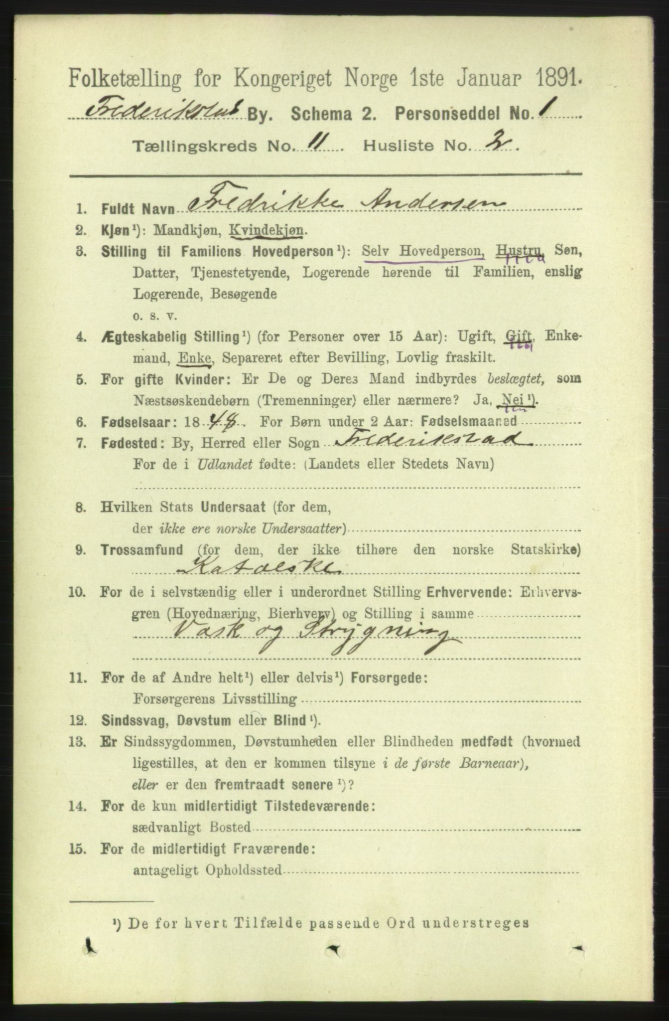 RA, 1891 census for 0103 Fredrikstad, 1891, p. 12576