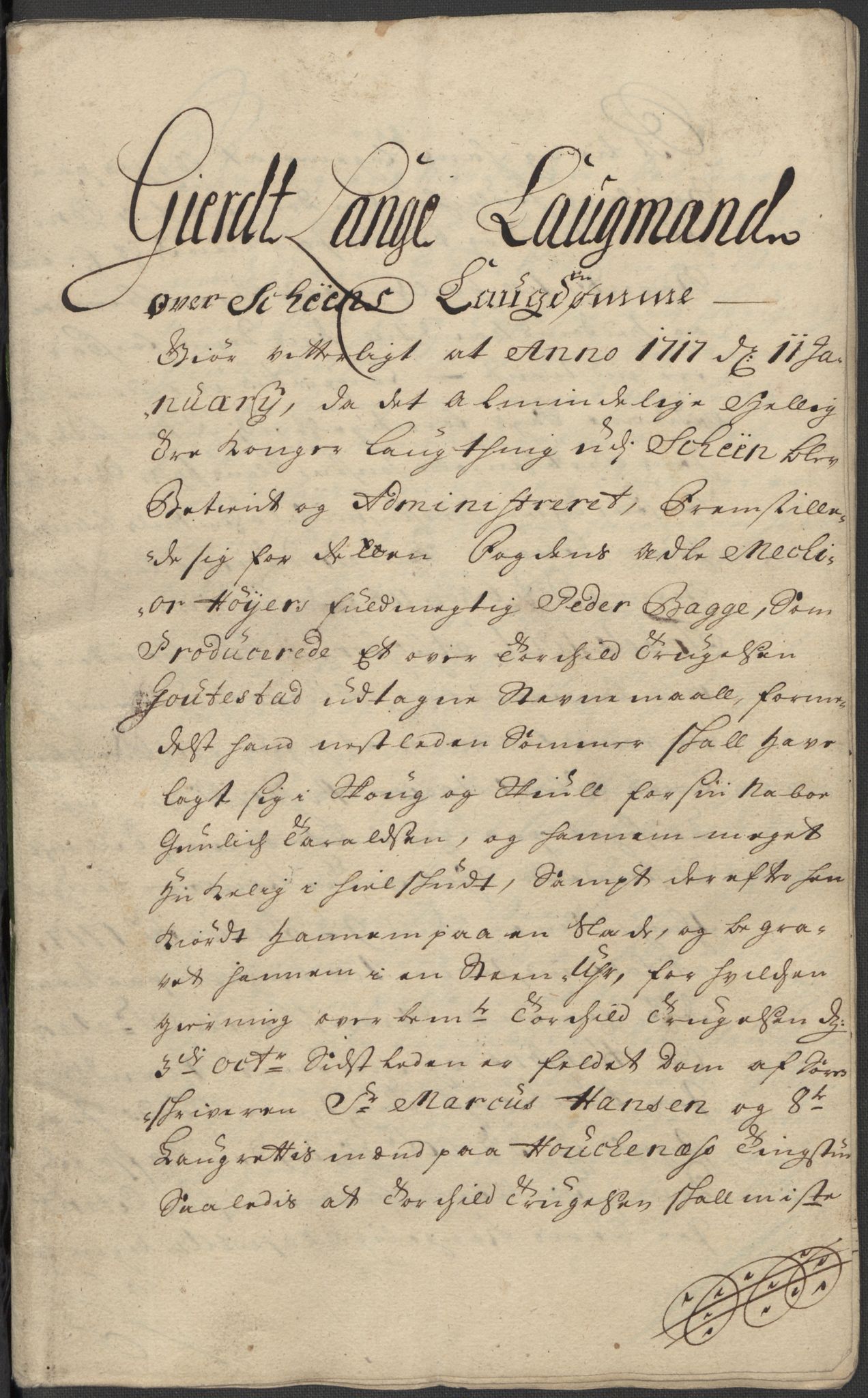 Rentekammeret inntil 1814, Reviderte regnskaper, Fogderegnskap, AV/RA-EA-4092/R36/L2129: Fogderegnskap Øvre og Nedre Telemark og Bamble, 1717, p. 219