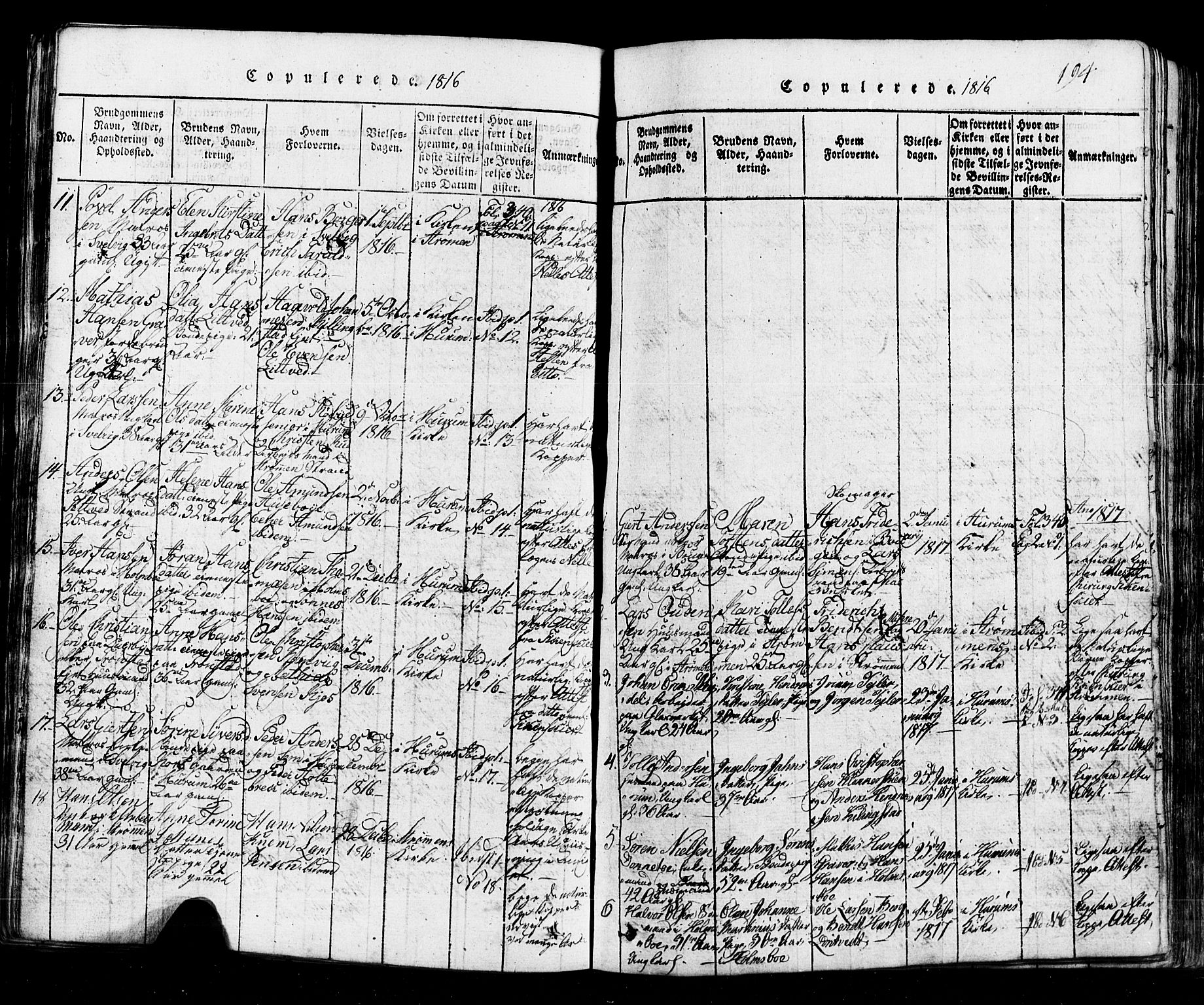 Hurum kirkebøker, AV/SAKO-A-229/G/Ga/L0001: Parish register (copy) no. I 1, 1816-1826, p. 194